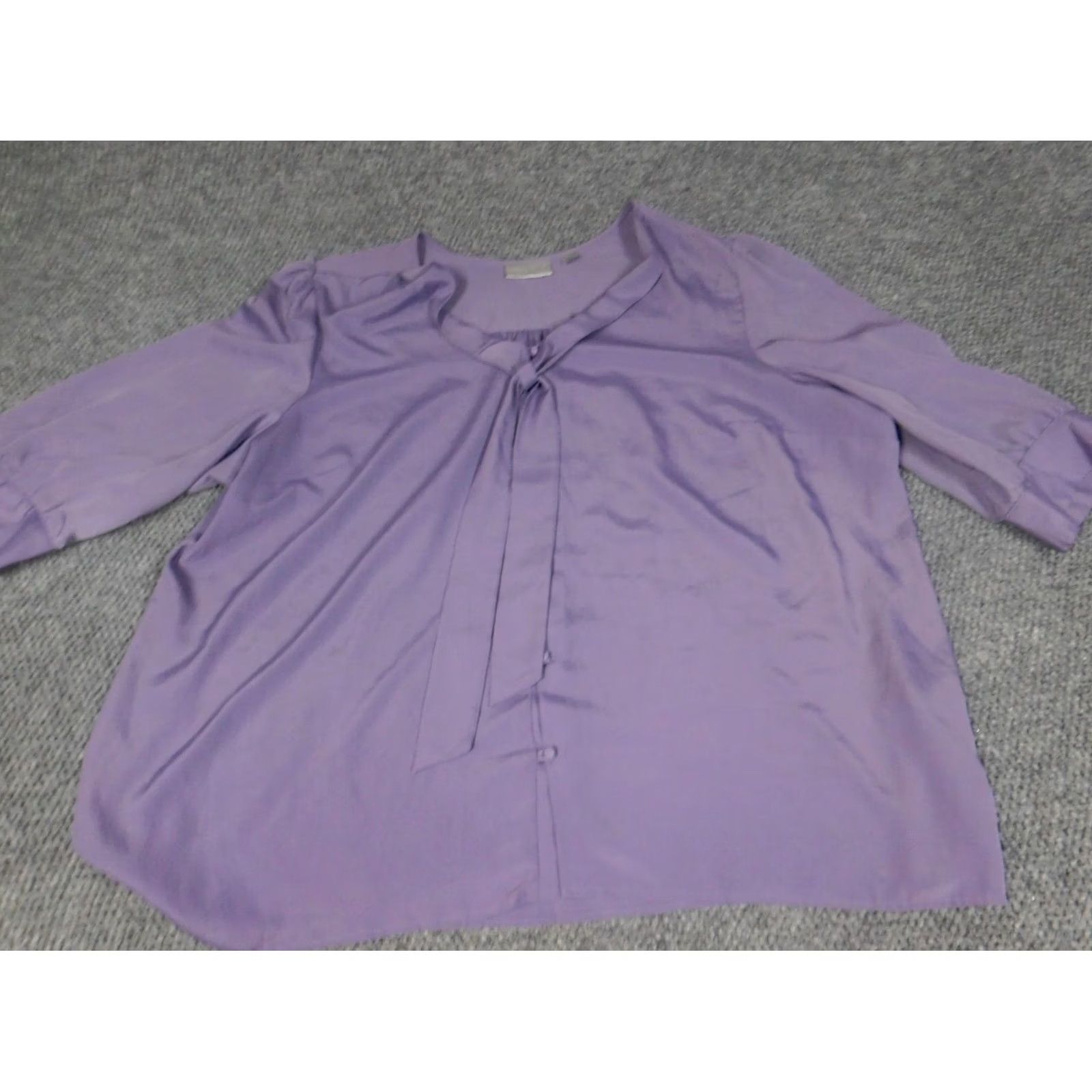 Avenue Avenue Womens Floral Pullover Top - 28 Purple Size 4XL / US 24-26 - 2 Thumbnail
