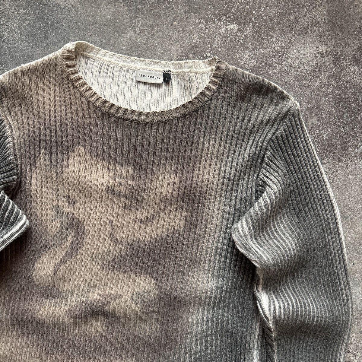 Hysteric Glamour Diesel Style Y2K Avant Garde Ribbed Knit Sweater Size US L / EU 52-54 / 3 - 5 Thumbnail