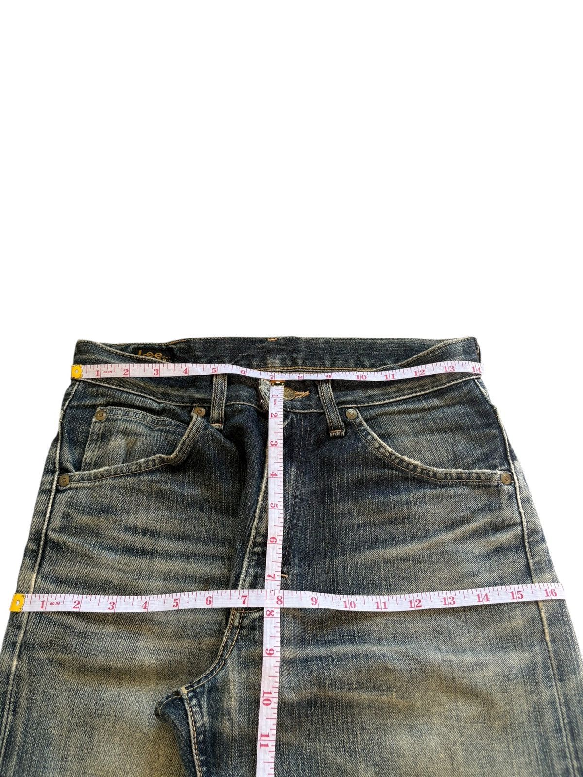 Lee Vintage Lee Mud Wash Distressed Loose Baggy Jeans Size US 28 / EU 44 - 12 Thumbnail
