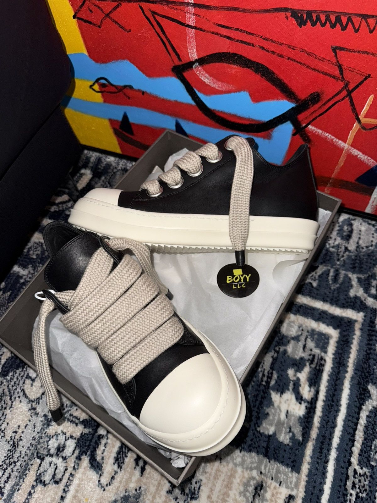 Rick Owens Rick Owen’s jumbo lace sneakers Size US 7 / EU 40 - 6 Thumbnail