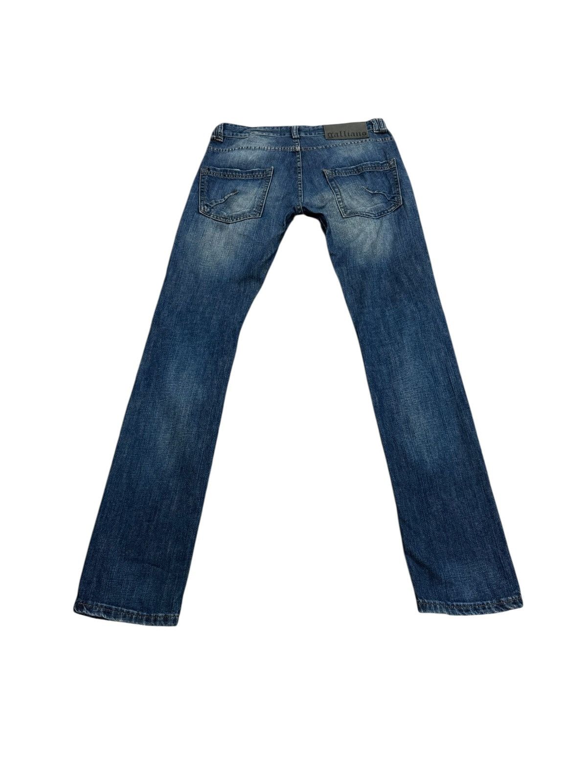 John Galliano GALLIANO PRINTED GRAPHIC DENIM JEANS Size US 32 / EU 48 - 12 Thumbnail