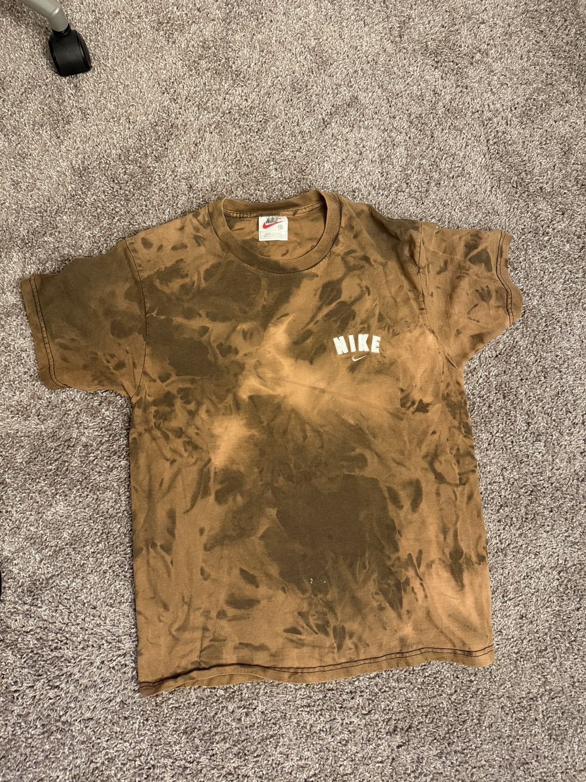 Nike Vintage Brown Nike Tie-Dye Shirt Size S / US 4 / IT 40 - 1 Thumbnail