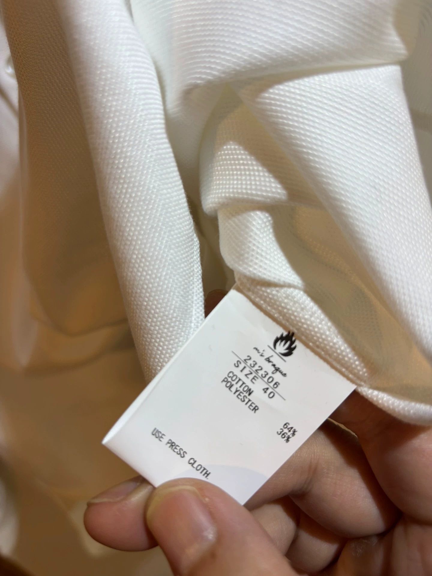 Other m's brapue Italian Point Collar White Shirt Size F 99% New Size ONE SIZE - 8 Thumbnail