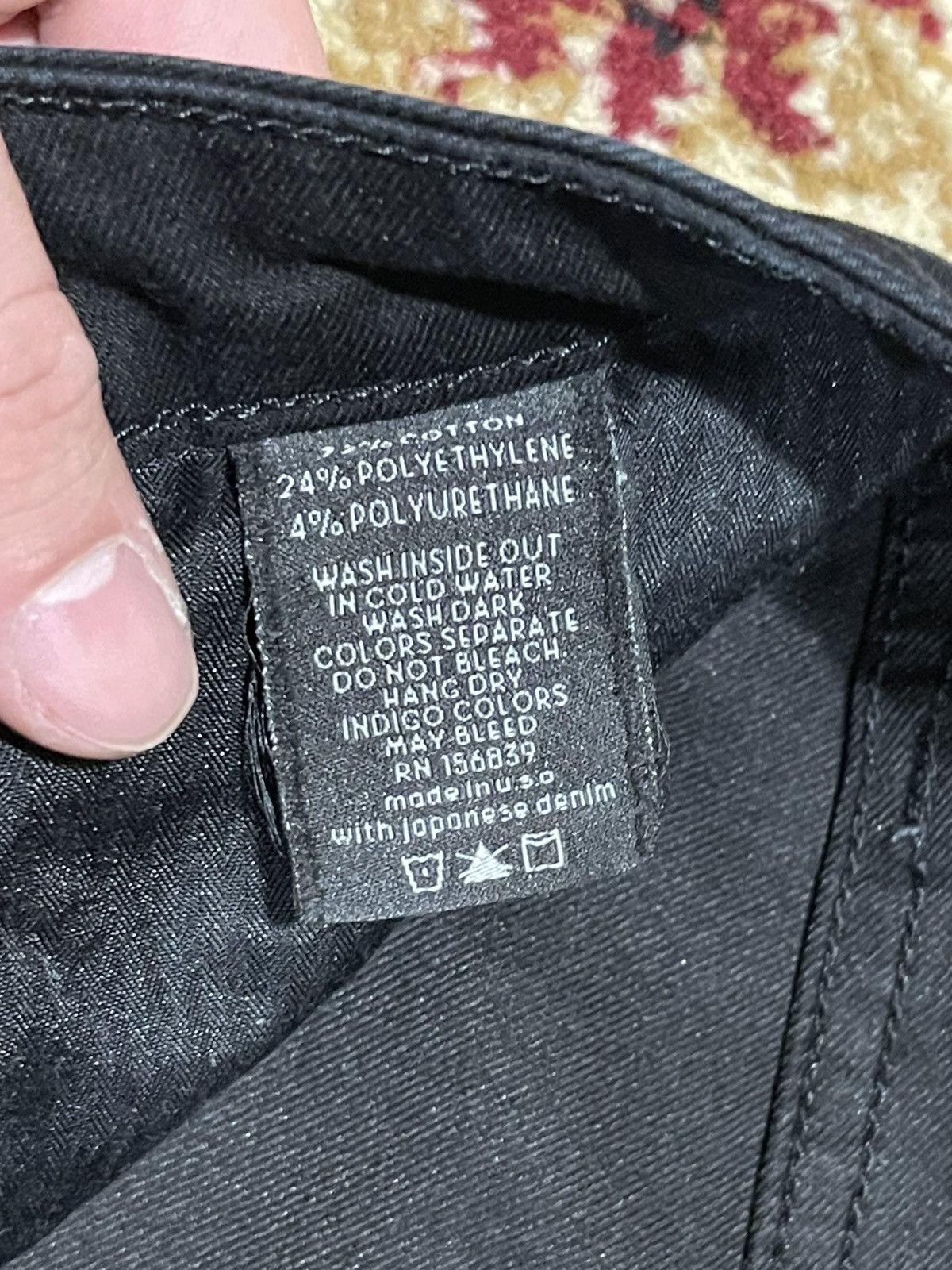 MONFRERE Black Noir Monfrere Dinero Jeans Size US 32 / EU 48 - 8 Thumbnail