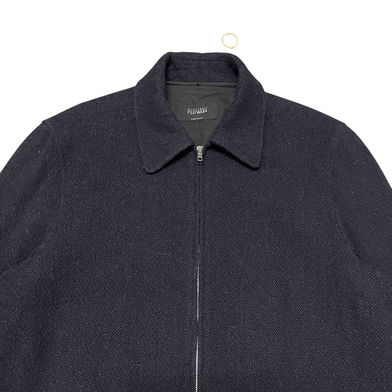 Giuliano Fujiwara Vintage Giuliano Fujiwara Made in Italy Wool Zipper Jacket Size US M / EU 48-50 / 2 - 2 Thumbnail