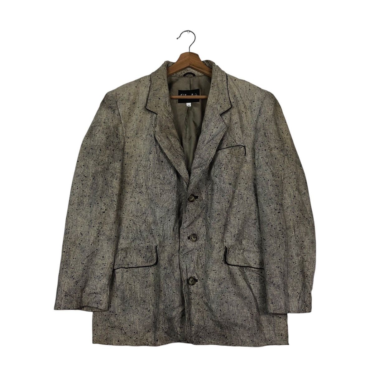 Japanese Brand × Vintage 📌Vintage Leather Jacket Chore Work Chako Issey Miyake Size US M / EU 48-50 / 2 - 2 Thumbnail