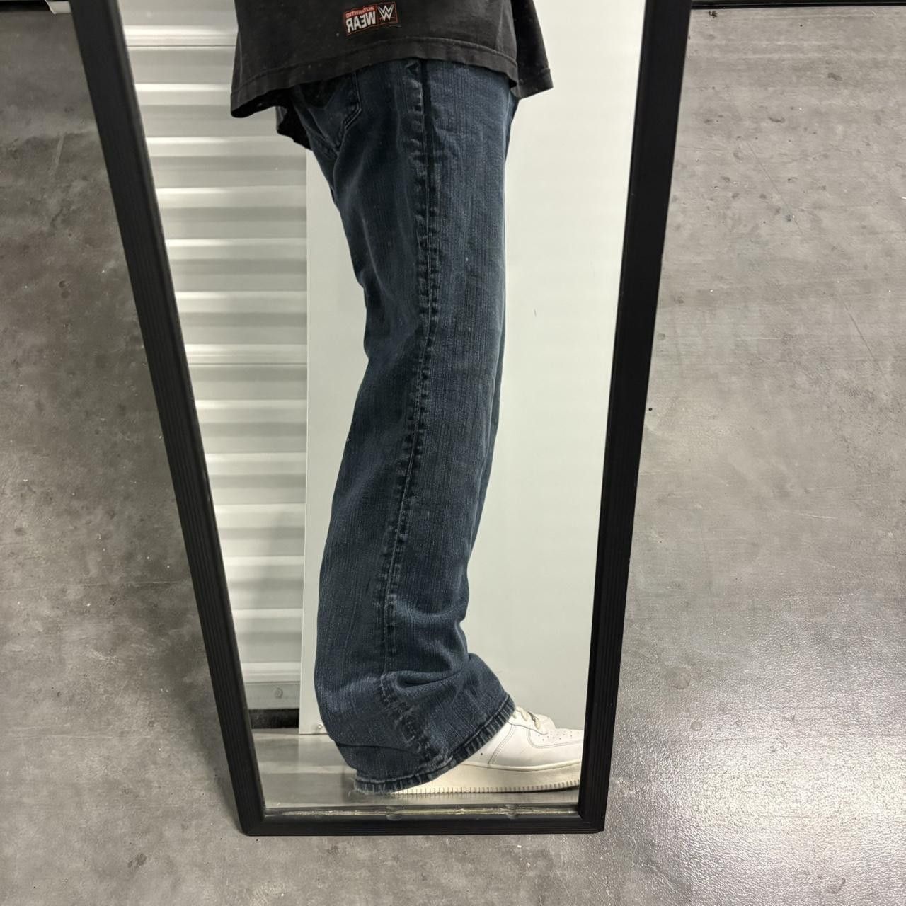 Vintage Crazy Vintage Y2K/2000s Bootcut Seven 7 Dark Wash Denim Jeans! Size US 36 / EU 52 - 2 Thumbnail