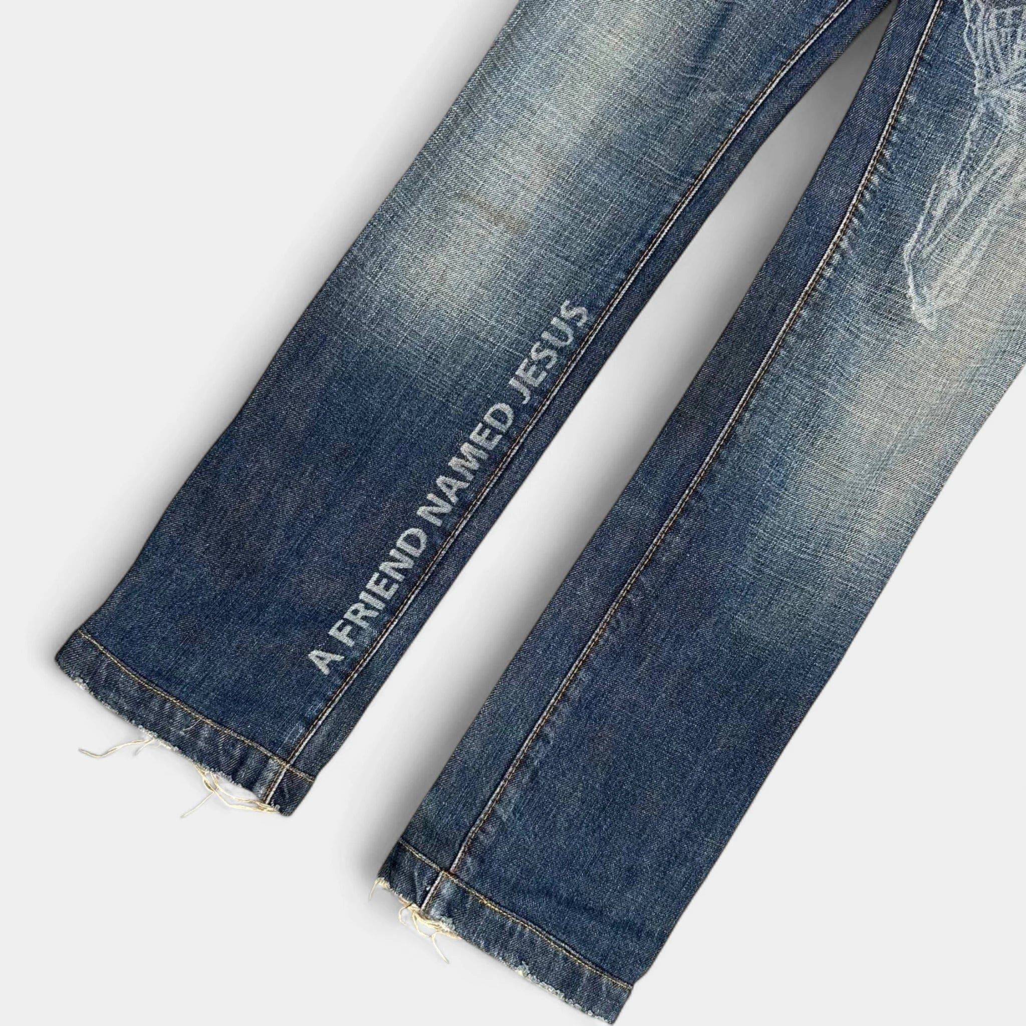 Dsquared2 Dsquared2 FW2005 Jesus Hope Denim Size US 32 / EU 48 - 3 Thumbnail