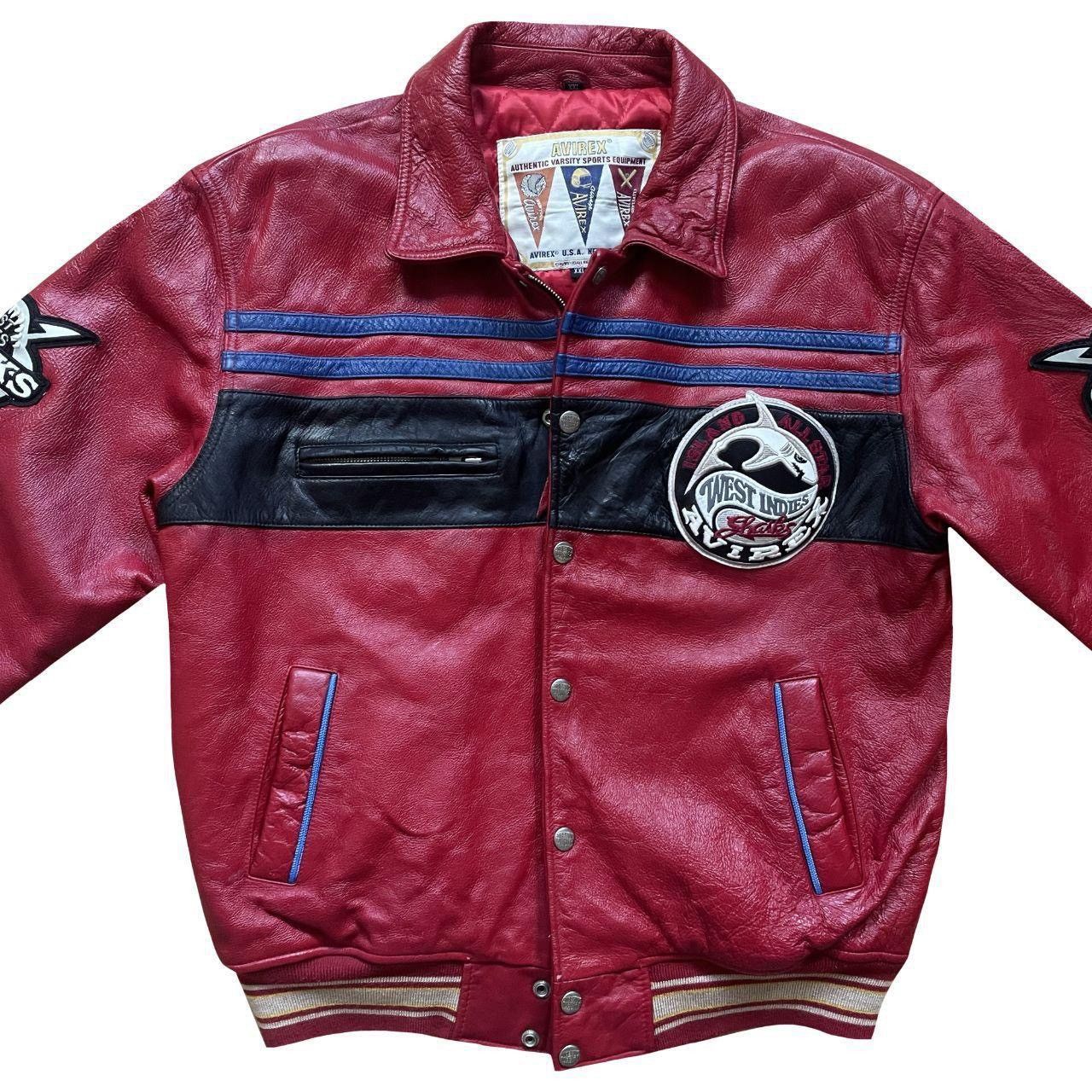 Avirex Avirex Leather Varsity Jacket Size US XL / EU 56 / 4 - 5 Thumbnail