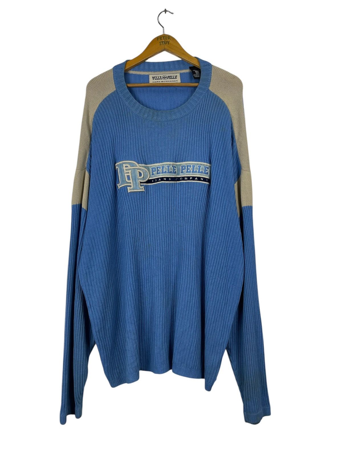 Marc Buchanan × Pelle Pelle × Vintage Pelle Pelle Marc Buchanan knit Sweater Size US XXL / EU 58 / 5 - 1 Thumbnail