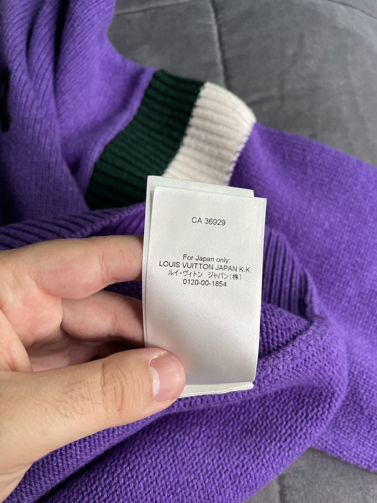 Louis Vuitton Louis Vuitton Purple Malletier Rollneck Pullover Size US XL / EU 56 / 4 - 18 Thumbnail