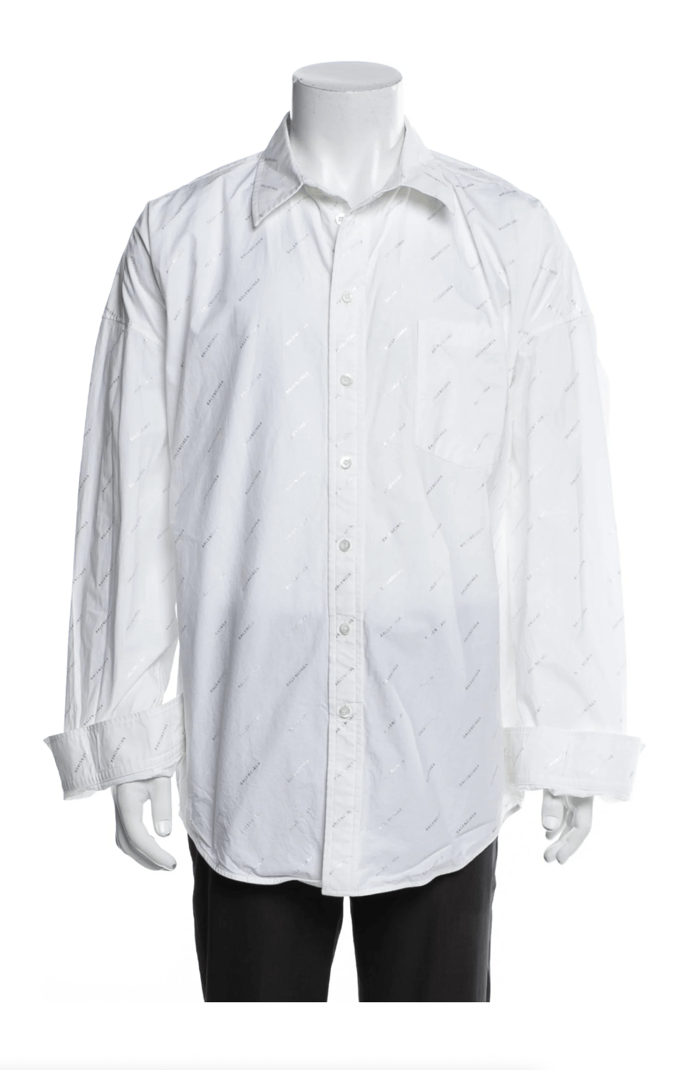 Balenciaga Balenciaga 2019 Long Sleeve Tuxedo Shirt Size US XL / EU 56 / 4 - 1 Thumbnail