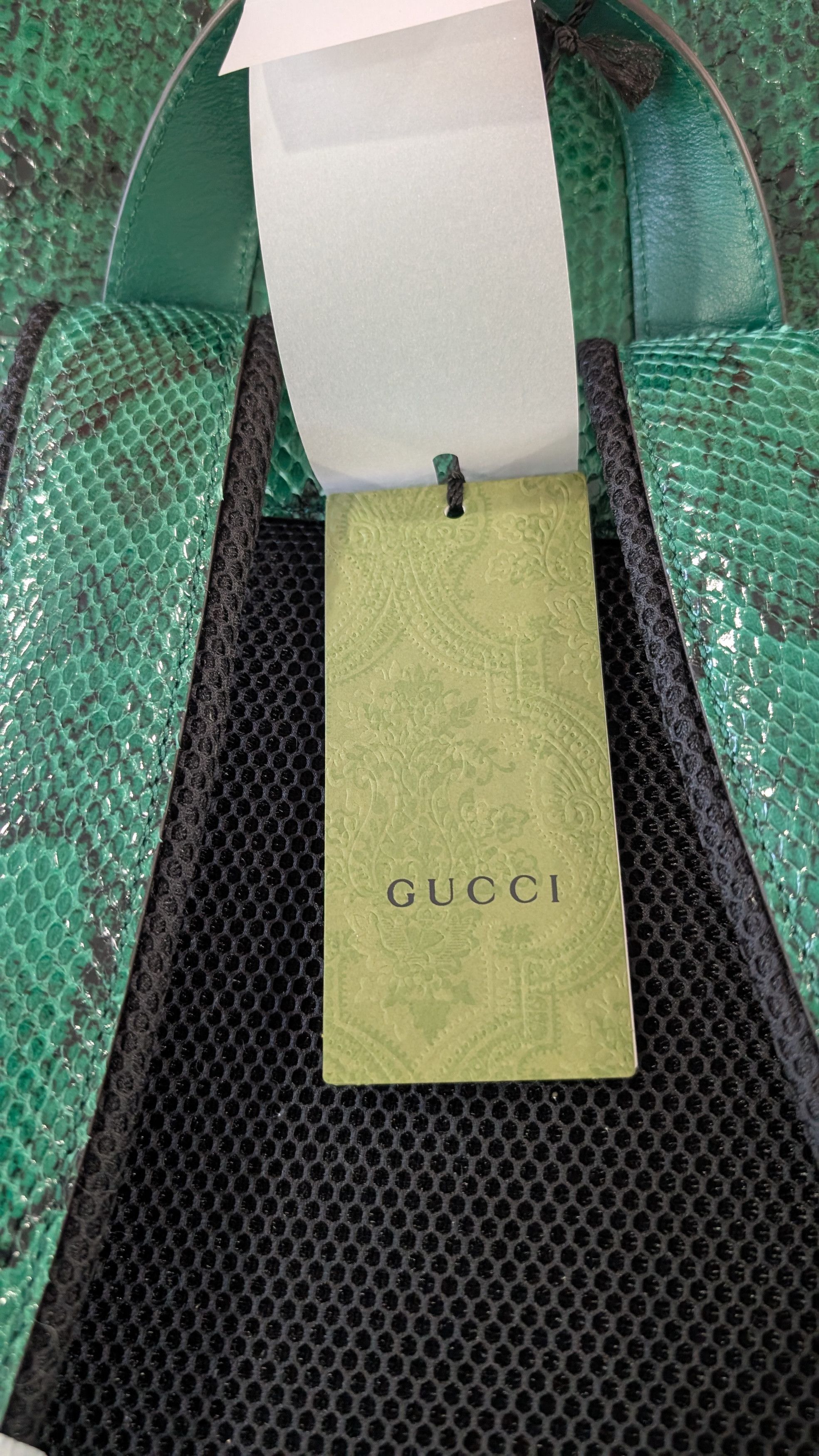 Gucci Gucci Emerald Python Backpack North America EXCLUSIVE Size ONE SIZE - 18 Thumbnail