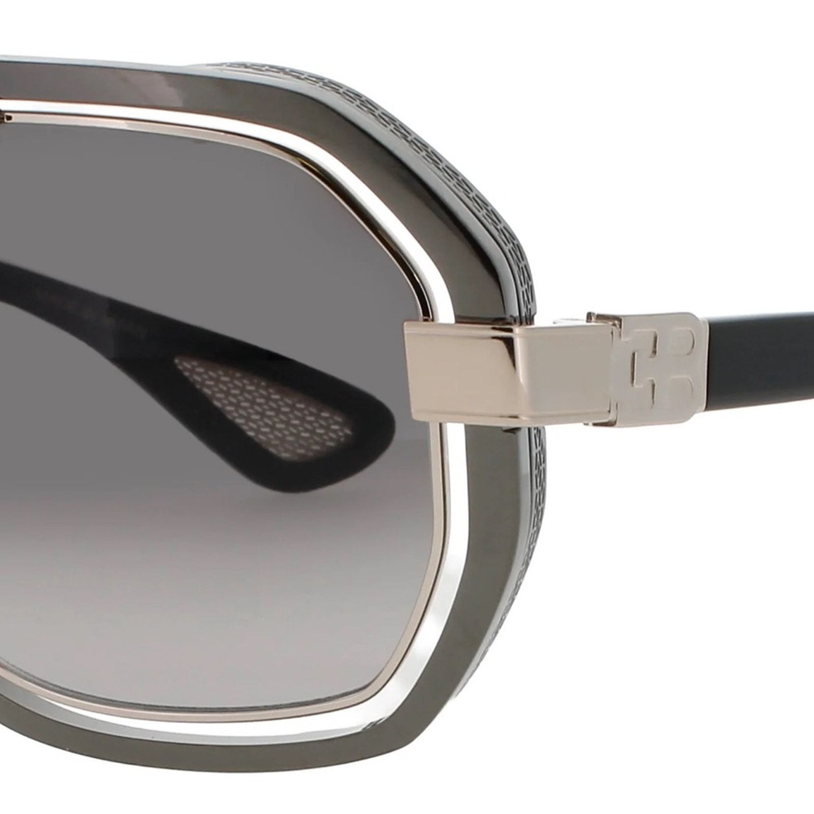Bugatti New! BUGATTI 08-GM/WG Stylish Gunmetal White Gold Sunglasses Size ONE SIZE - 4 Thumbnail