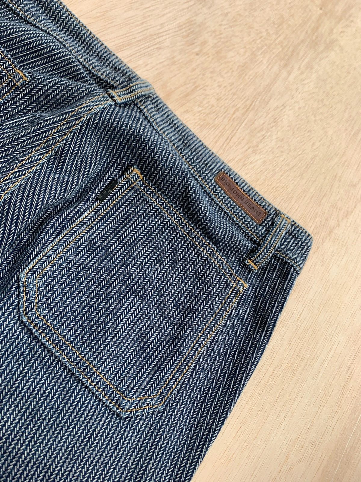Hysteric Glamour Flare Jeans Big Jhon Stripe Ifsixwasnine Lgb style Bootcut Size US 29 - 7 Thumbnail