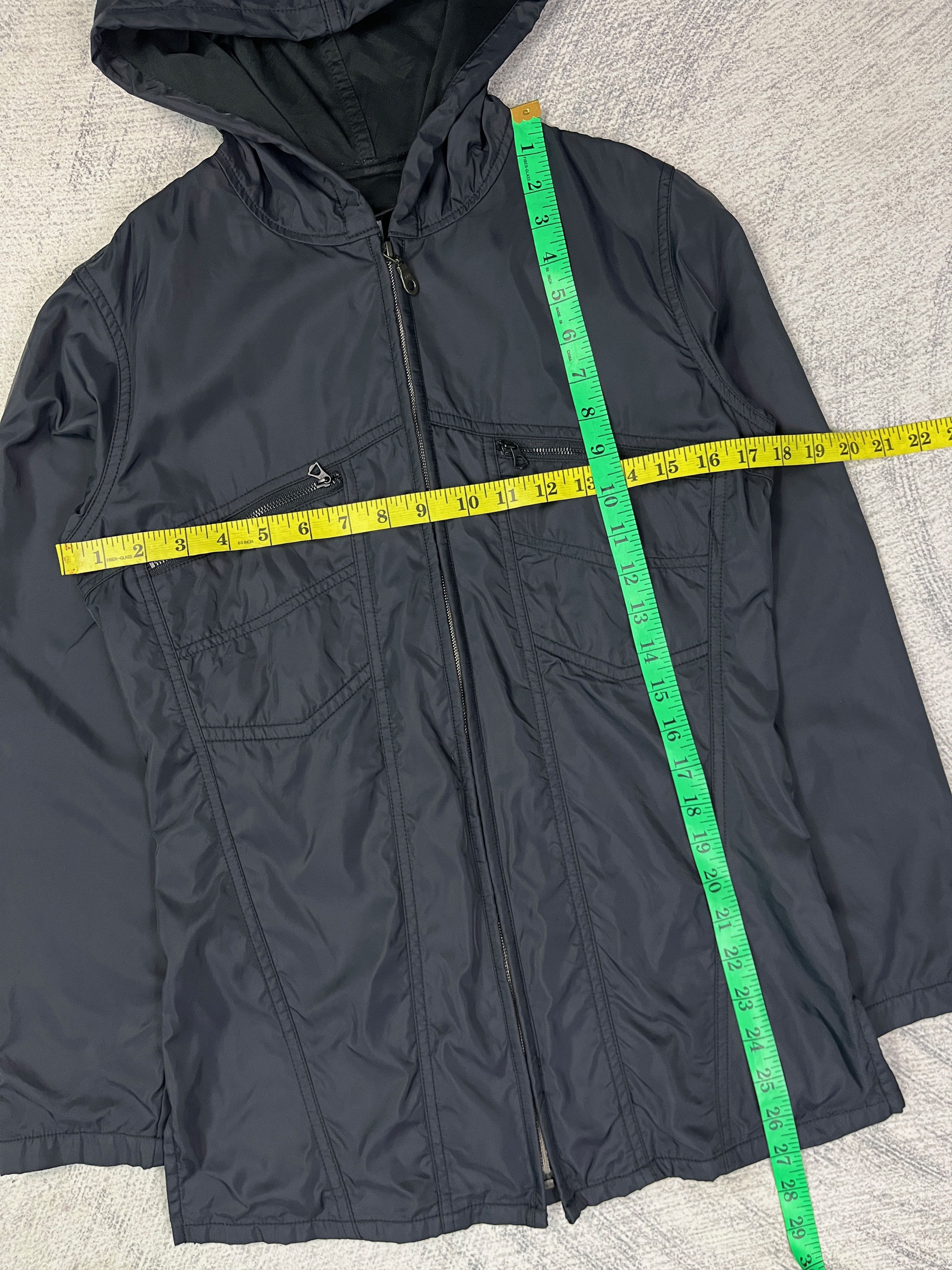 Marithe + Francois Girbaud MFG Nylon Double Pocket Navy Blue Jacket Size US XS / EU 42 / 0 - 11 Thumbnail
