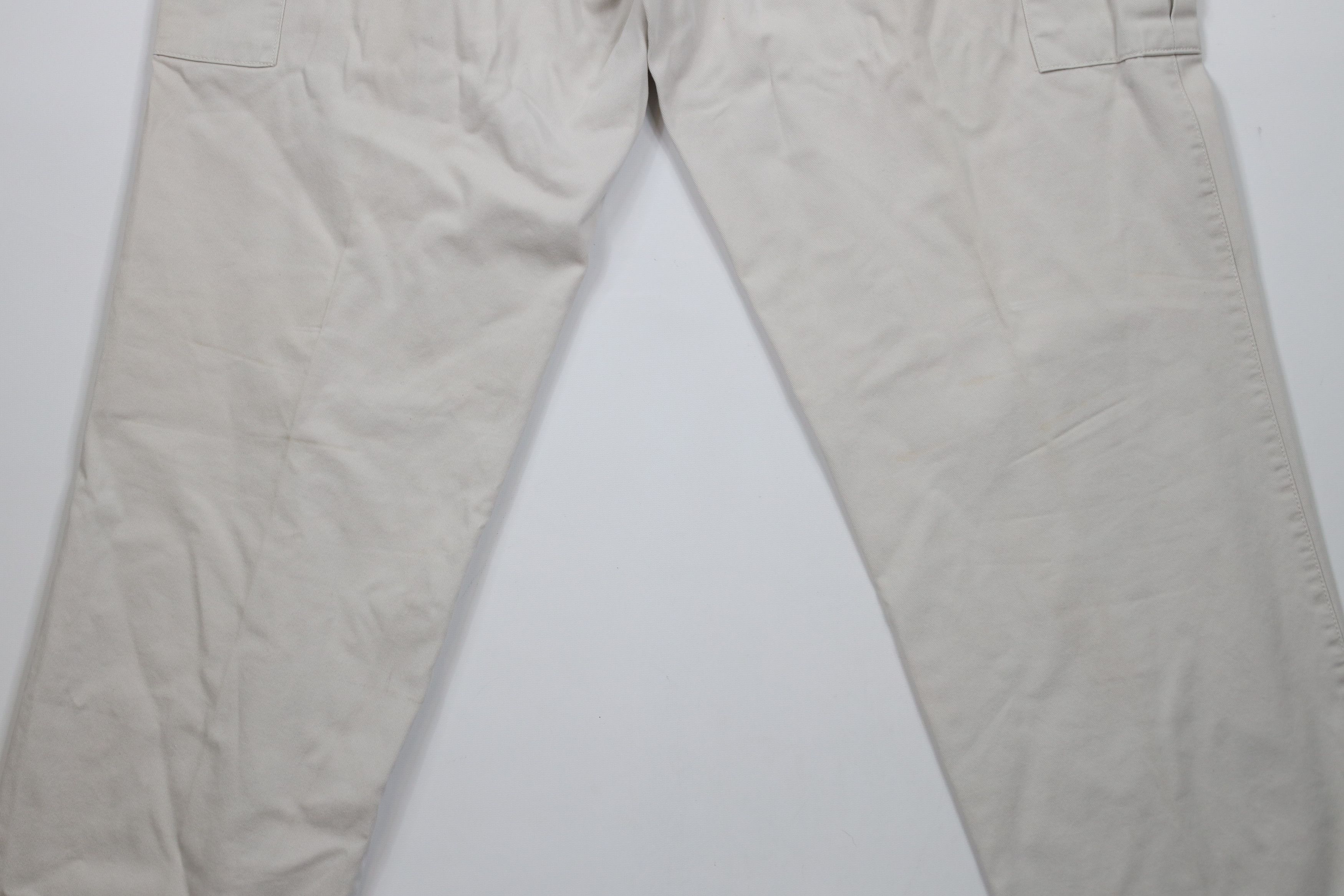 Ralph Lauren × Vintage Vintage 90s Chaps Ralph Lauren Chino Pants Trousers Beige Size US 36 / EU 52 - 13 Thumbnail