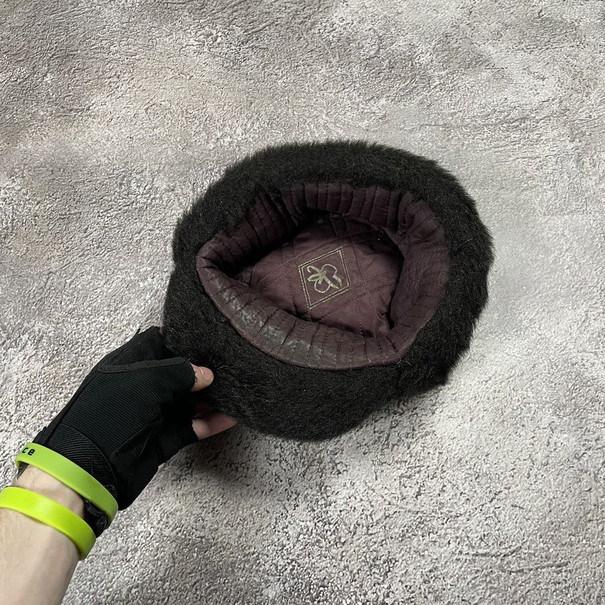 Vintage Vintage 90s Black Mohair Beanie Ushanka Grunge Alt Washed OS Size ONE SIZE - 5 Thumbnail