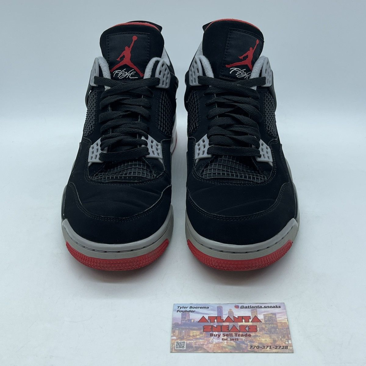 Jordan Brand Air Jordan 4 bred Size US 11 / EU 44 - 2 Thumbnail