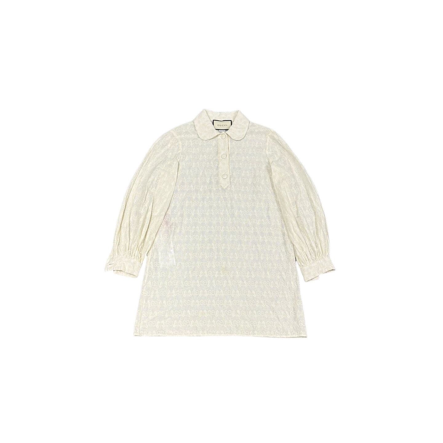 Gucci Gucci GG Monogram Lantern Sleeve Mini Dress 38 Size XS / US 0-2 / IT 36-38 - 1 Thumbnail