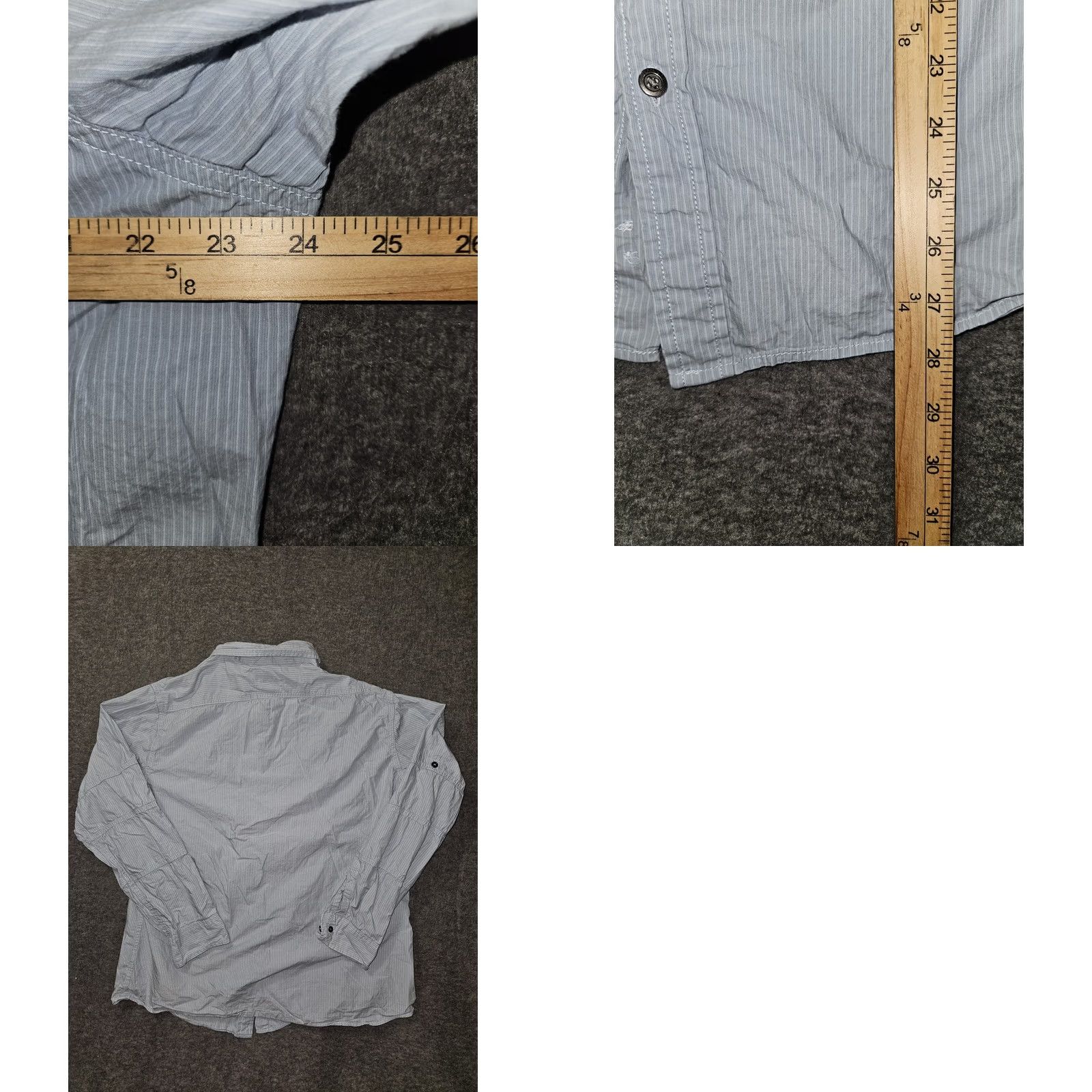 Vintage VINTAGE? Rock & Republic Shirt Mens XL Long Sleeve Zip Pocket Button Up Casual Size US XL / EU 56 / 4 - 8 Thumbnail