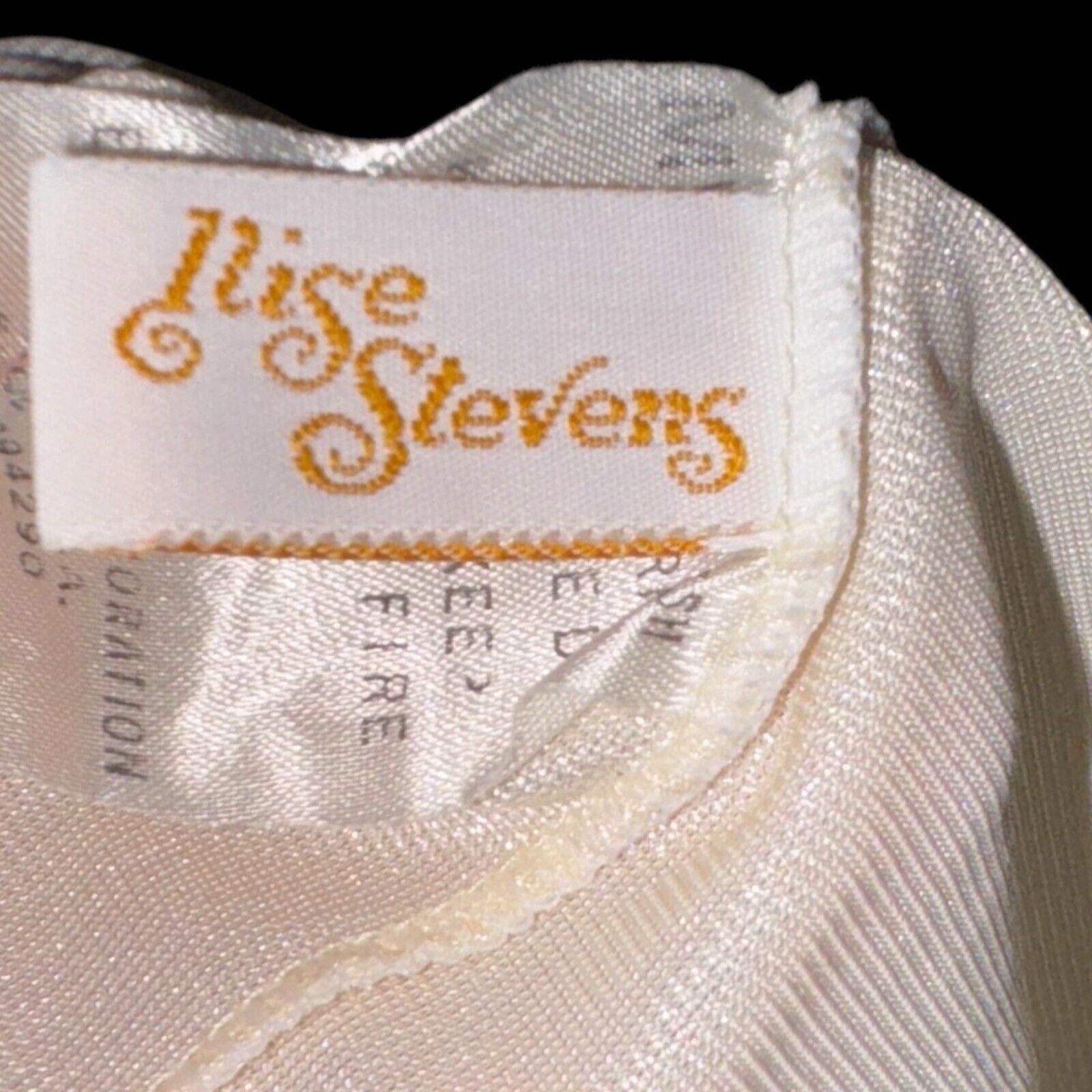 Designer Vintage Ilise Stevens Long Nylon Lace Ivory Nightgown M / L Size ONE SIZE - 7 Thumbnail