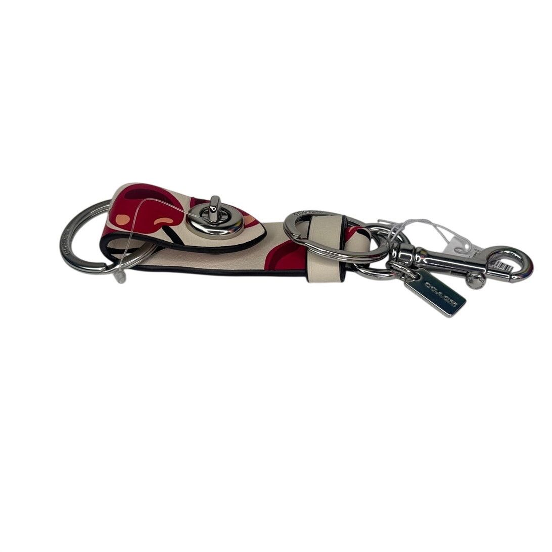 Coach Coach Trigger Snap Bag Charm With Cherry Print Keychain Size ONE SIZE - 2 Thumbnail