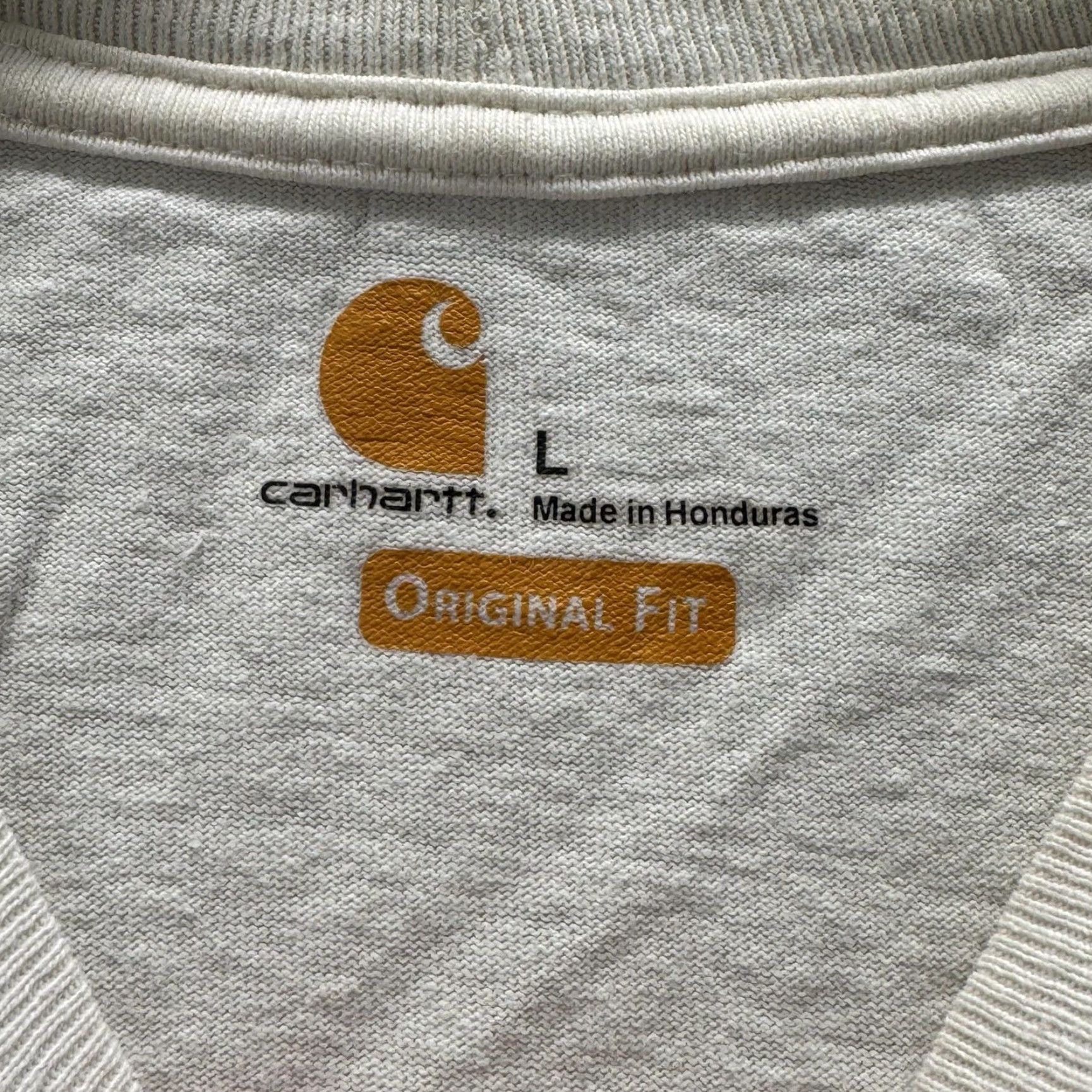 Carhartt Carhartt Shirt Mens L White Pocket Logo Tagless Crewneck Workwear Size US L / EU 52-54 / 3 - 4 Thumbnail