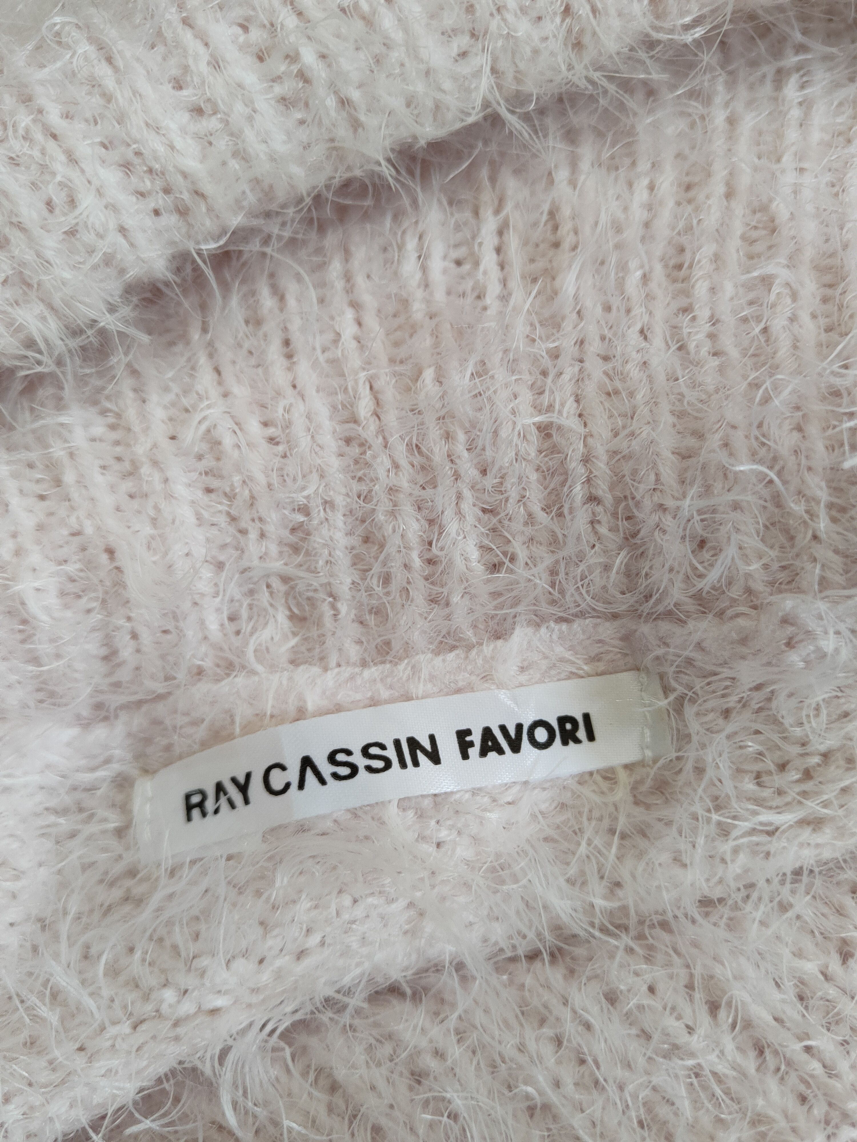 Vintage Ray Cassin Favori Pink Fur Mohair Knitwear #S2006 Size L / US 10 / IT 46 - 12 Thumbnail