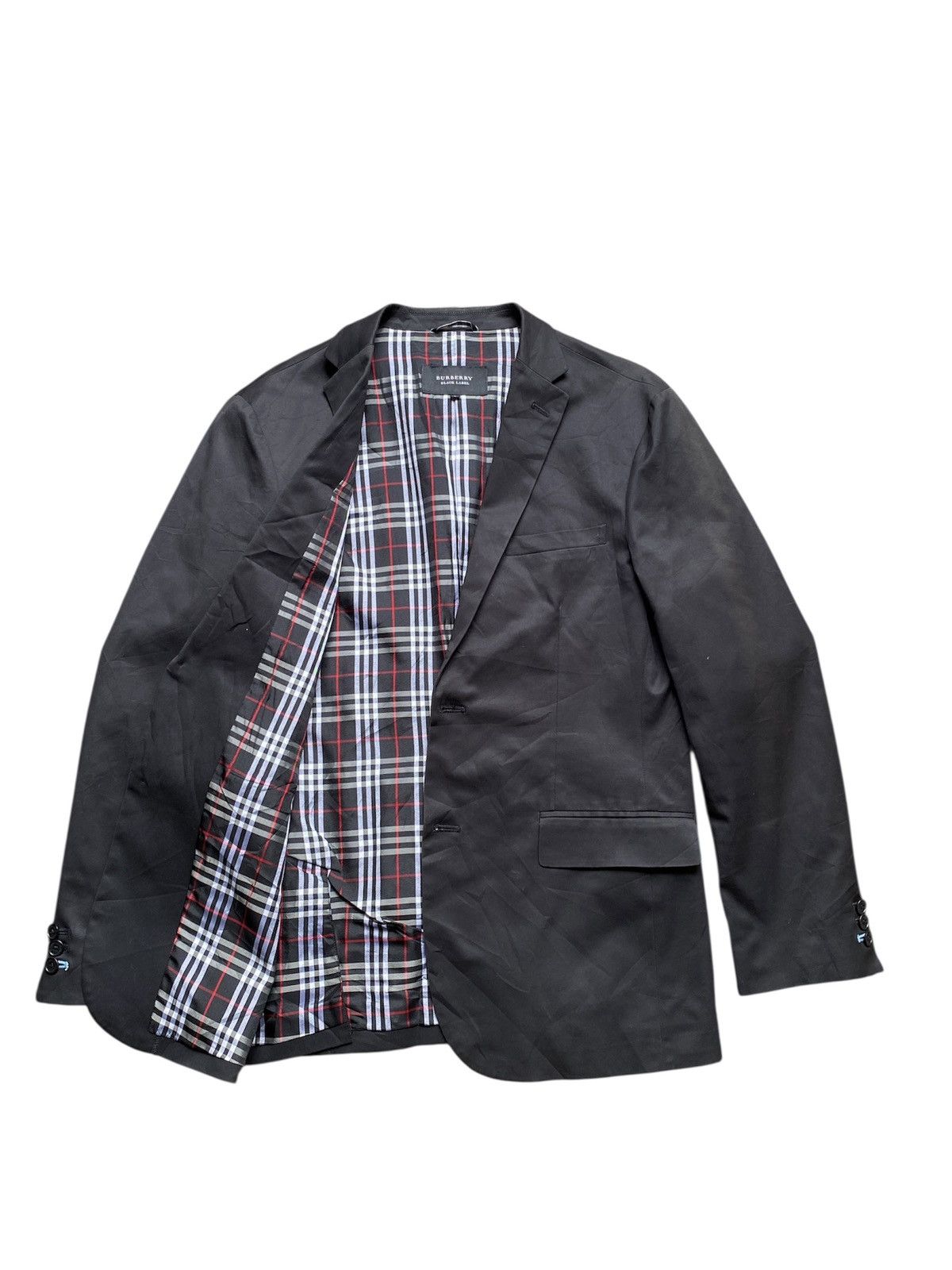 Burberry Burberry Black Label Nova Check Lining Blazer Size US L / EU 52-54 / 3 - 1 Thumbnail