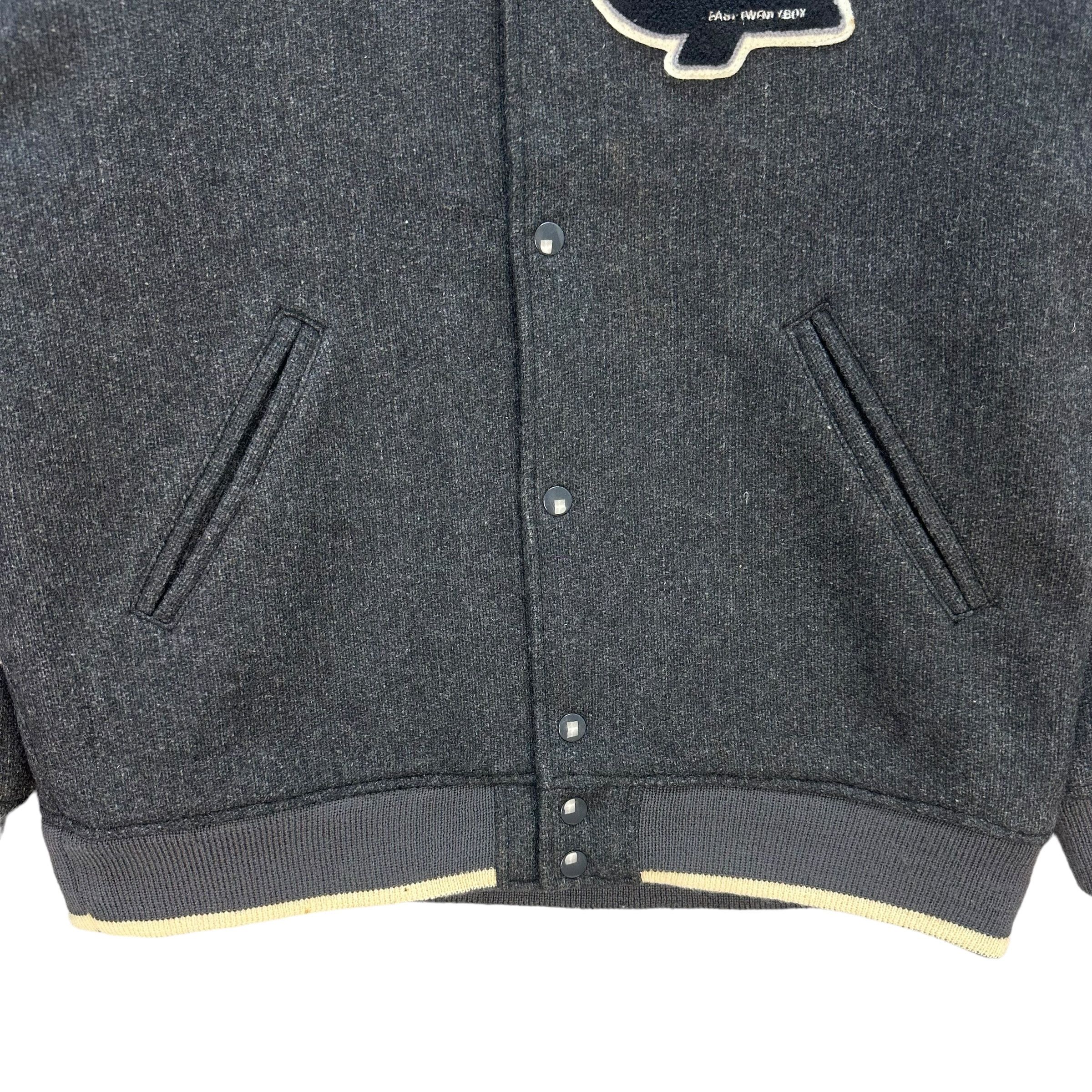 Japanese Brand East Twenty Box Spellout Logo Wool Varsity Jacket #A27-0630 Size US M / EU 48-50 / 2 - 4 Thumbnail