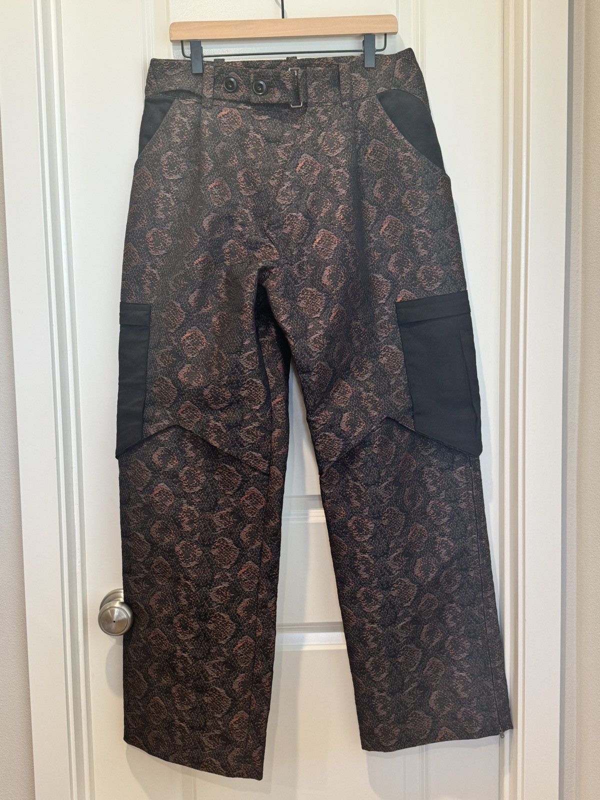 Kiko Kostadinov 09 snake bindra cargo pants Size US 34 / EU 50 - 2 Thumbnail