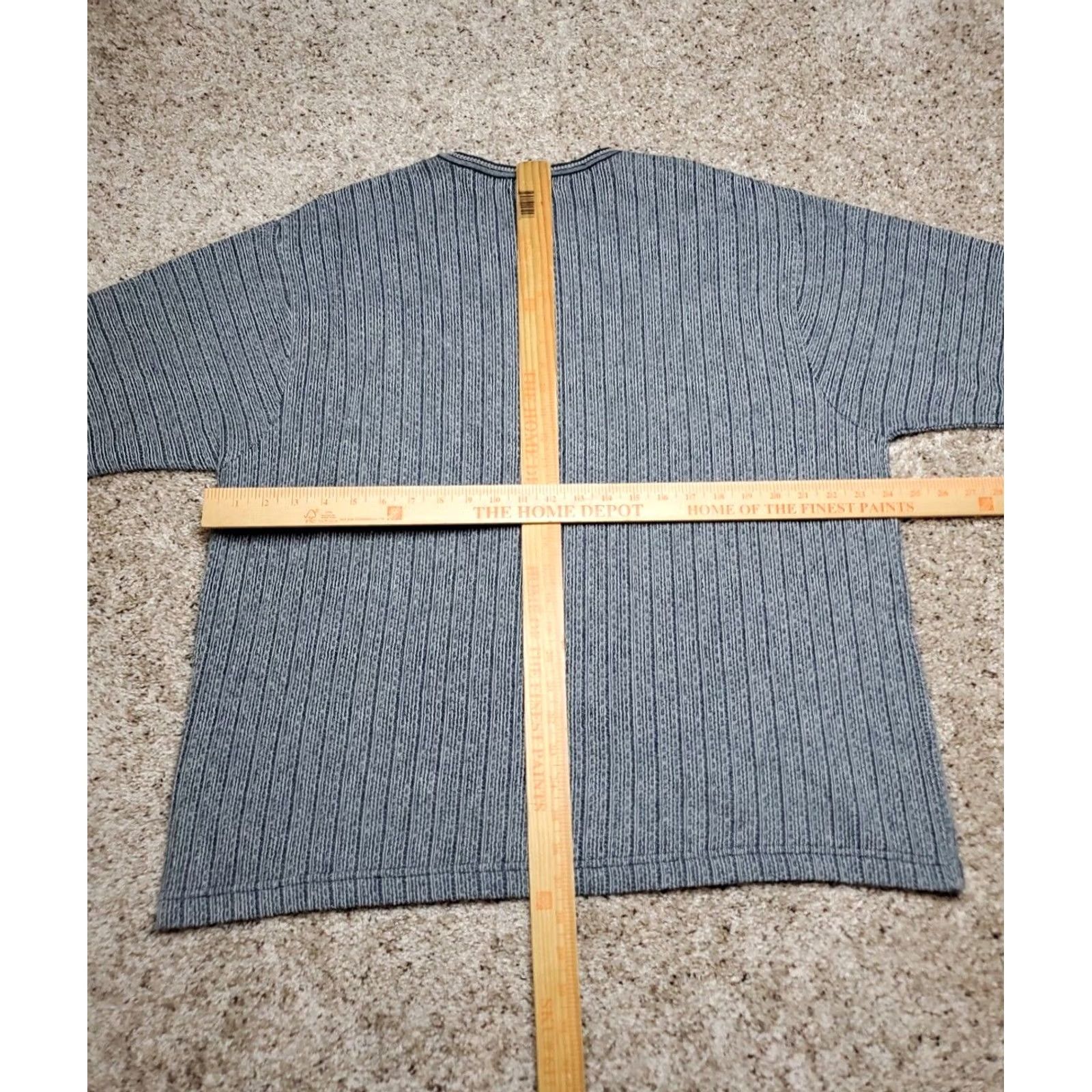 Vintage Preswick & Moore Knit Shirt XL Mens Blue Striped Short Sleeve Crew Neck 90s Classic Designer Size US XL / EU 56 / 4 - 5 Thumbnail