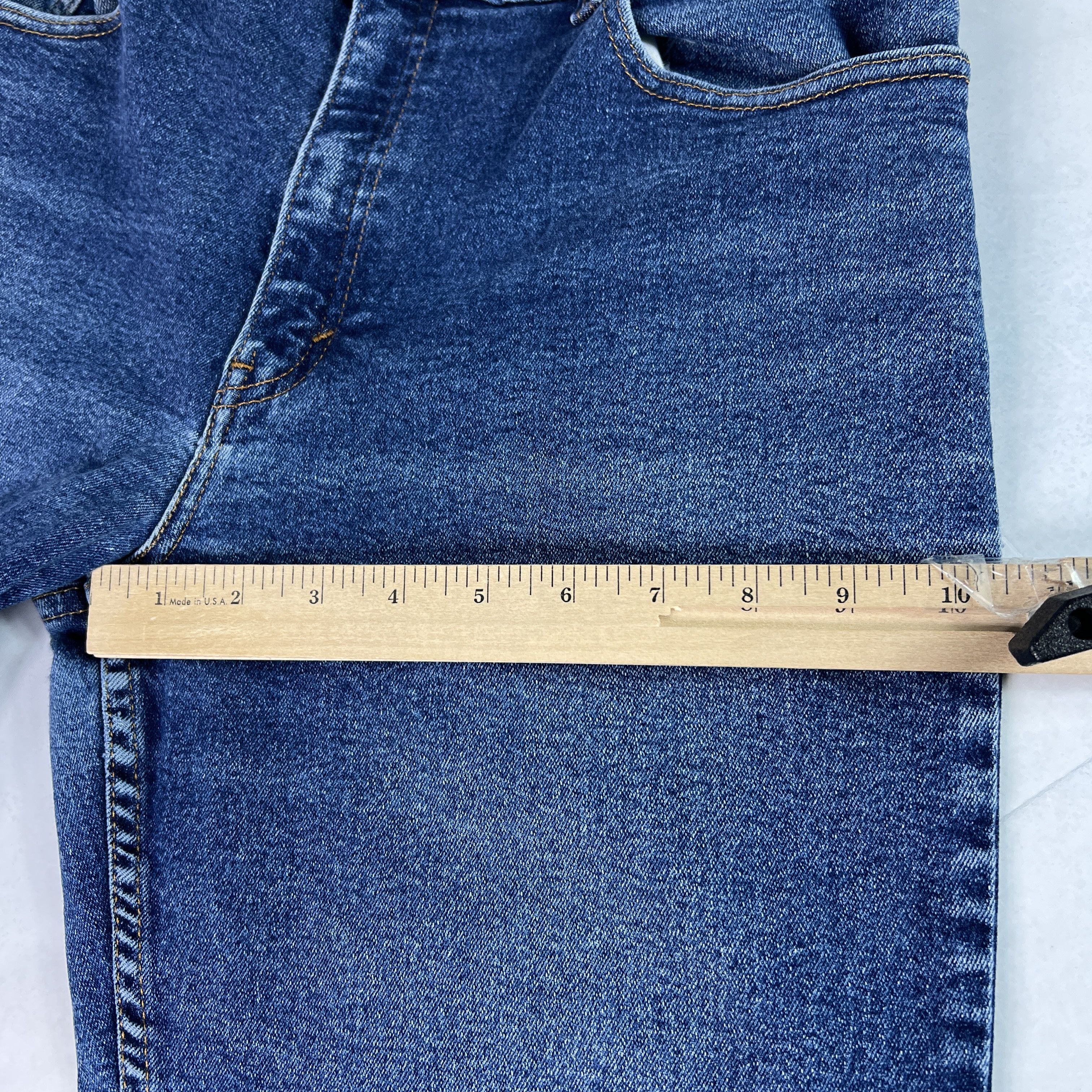Levi's VTG 90s Levi's Jeans 550 Relaxed Tapered Blue Stretch Denim Size 30" / US 8 / IT 44 - 21 Thumbnail