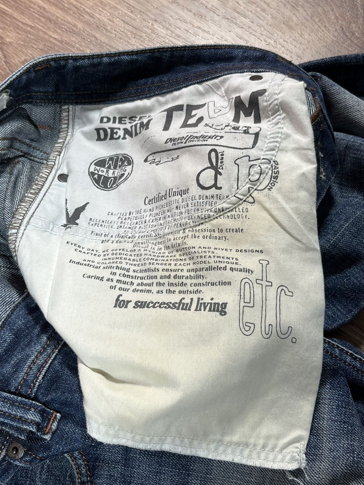 Diesel Diesel Safado Vintage Y2K Jeans Size US 32 / EU 48 - 6 Thumbnail