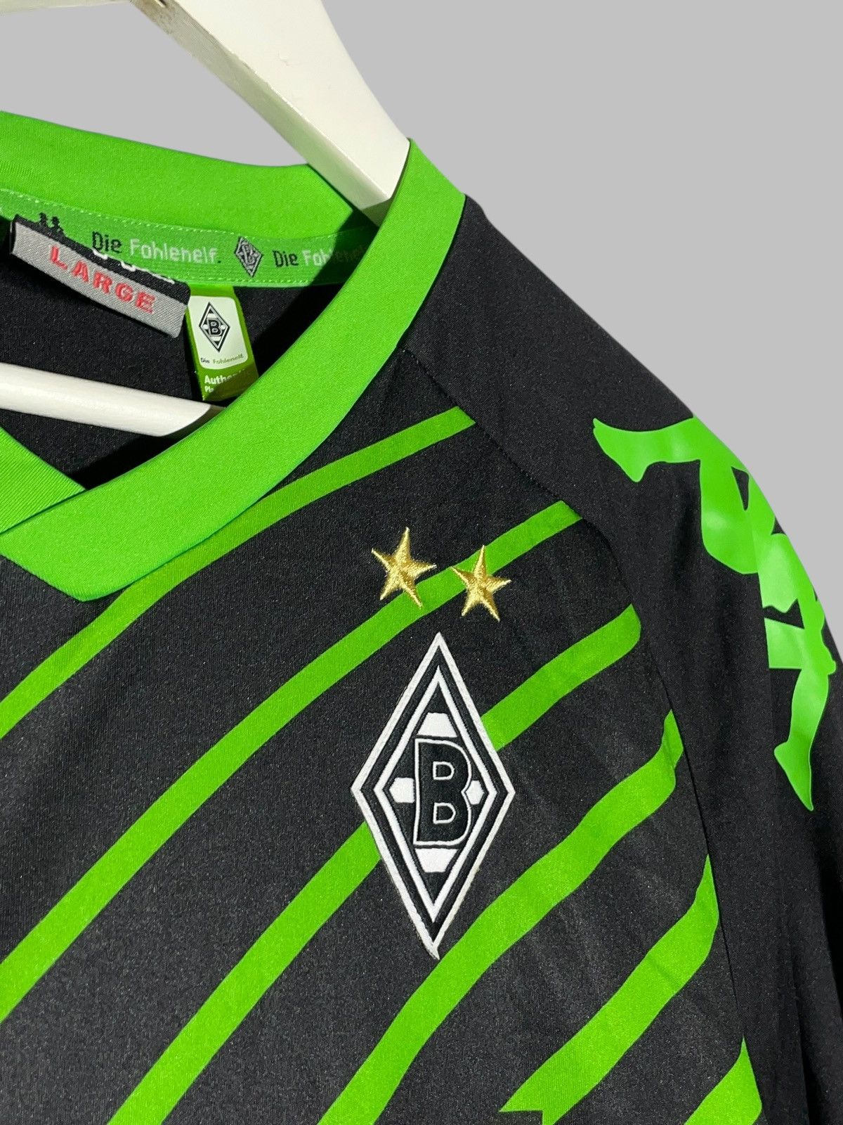 Kappa Borussia Monchengladbach Kappa 2014/15 Third Football Jersey Size US L / EU 52-54 / 3 - 4 Thumbnail
