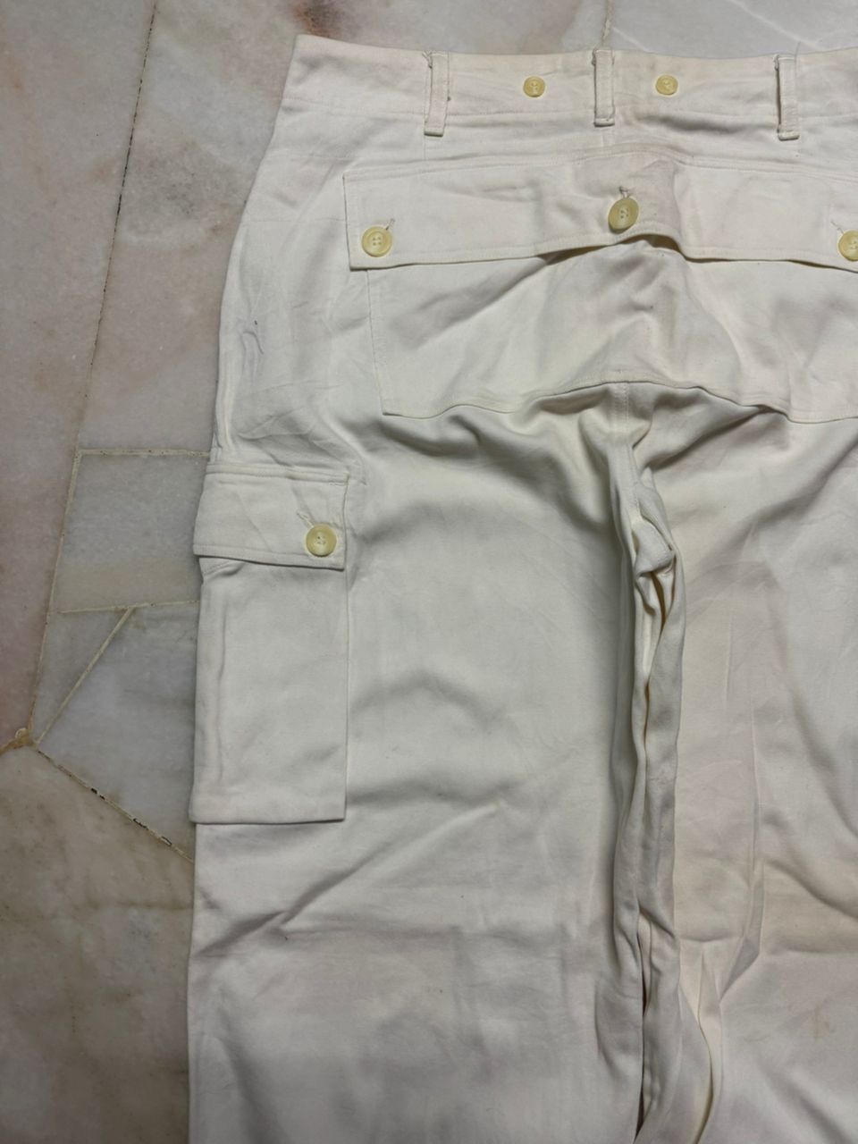 20471120 Rare💥G G G Pour Homme Cargo Monkey Pants Baggy Made in Japan Size US 33 - 15 Thumbnail