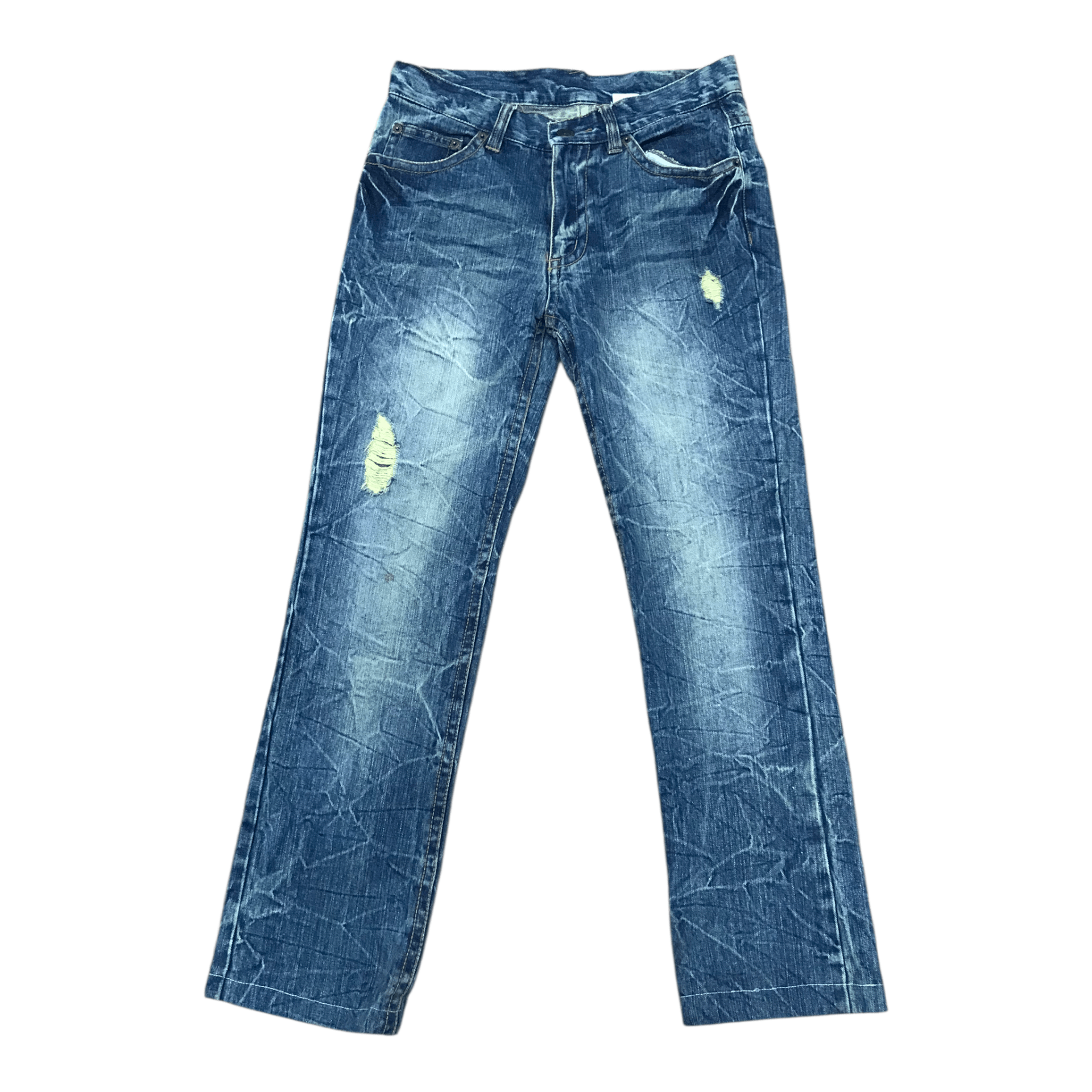 If Six Was Nine × Japanese Brand × Tornado Mart Flare Unbranded Blue Pant Size US 32 / EU 48 - 1 Thumbnail