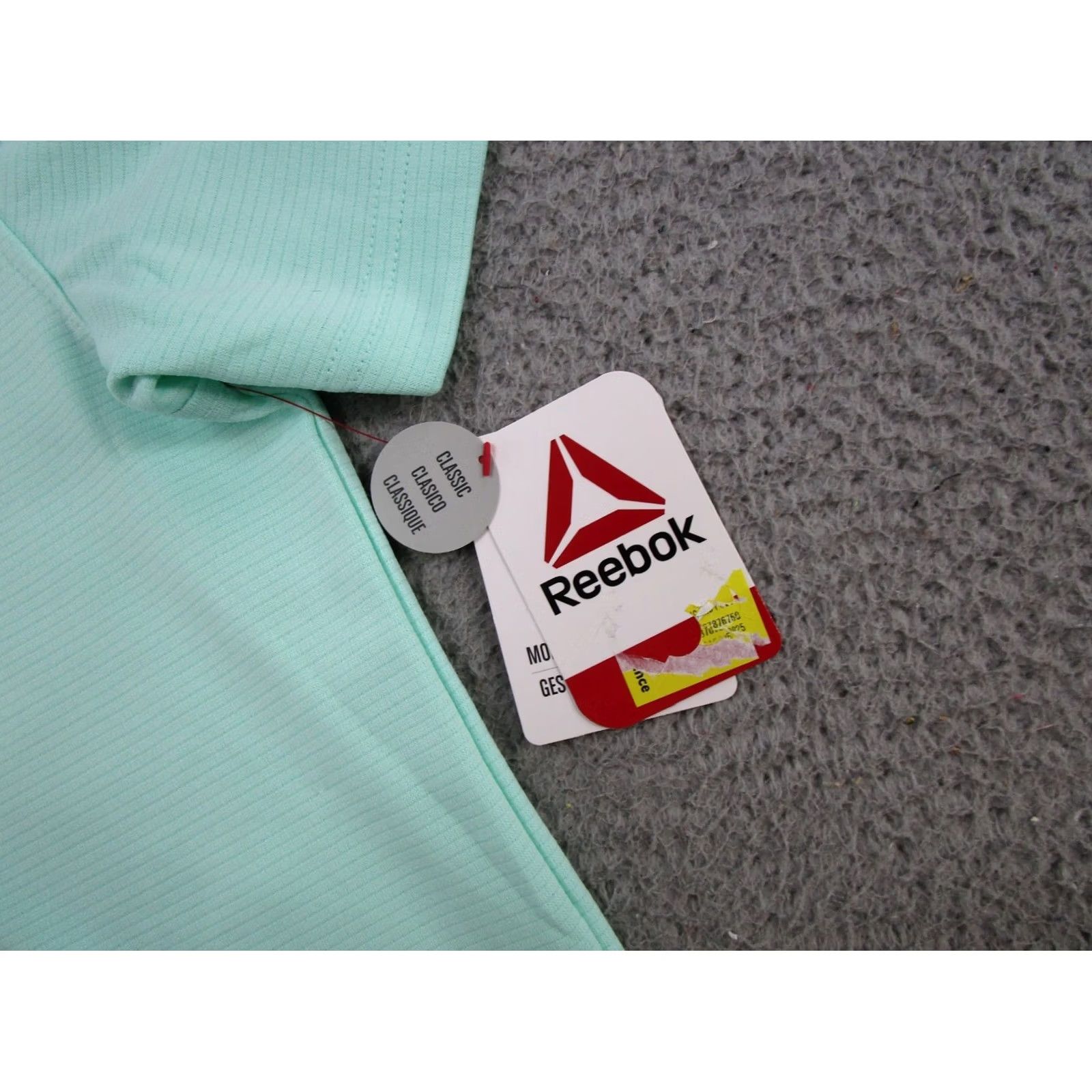 Reebok Reebok Polo Shirt Golf Mens M Stretch Preppy Blue Solid Short Sleeve Shirt Size US M / EU 48-50 / 2 - 2 Thumbnail