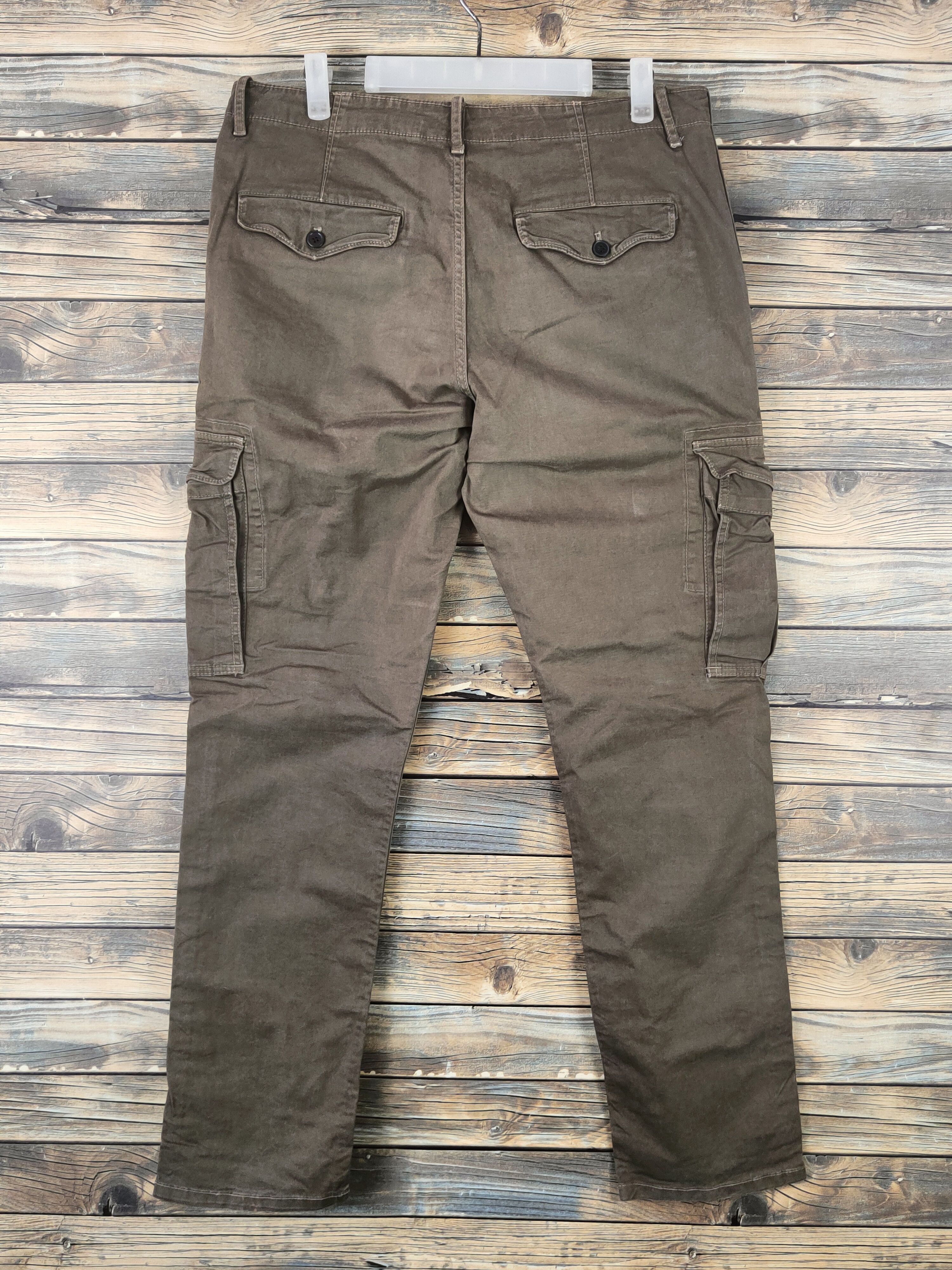 Gap DL Gap 1969 Olive Multipocket Cargo Pants #46-095 Size US 33 - 7 Thumbnail
