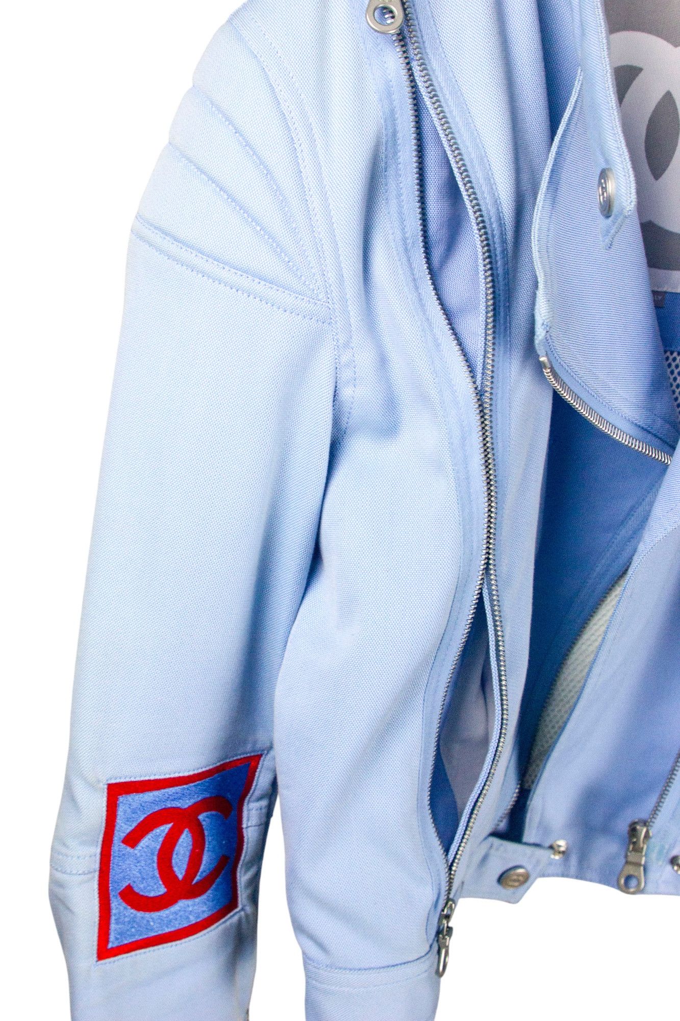 Chanel S/S 2002 ASTRO BIKER CROPPED JAKCET Size M / US 6-8 / IT 42-44 - 6 Thumbnail