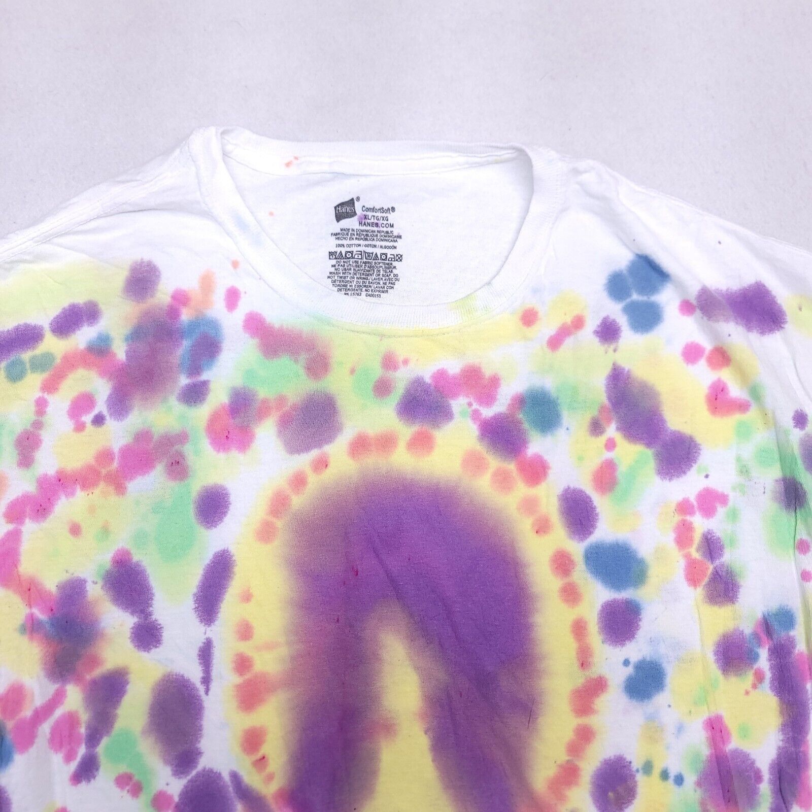 Hanes Hanes Graphic Pullover T Shirt Mens Size XL White Multi Size US XL / EU 56 / 4 - 1 Thumbnail