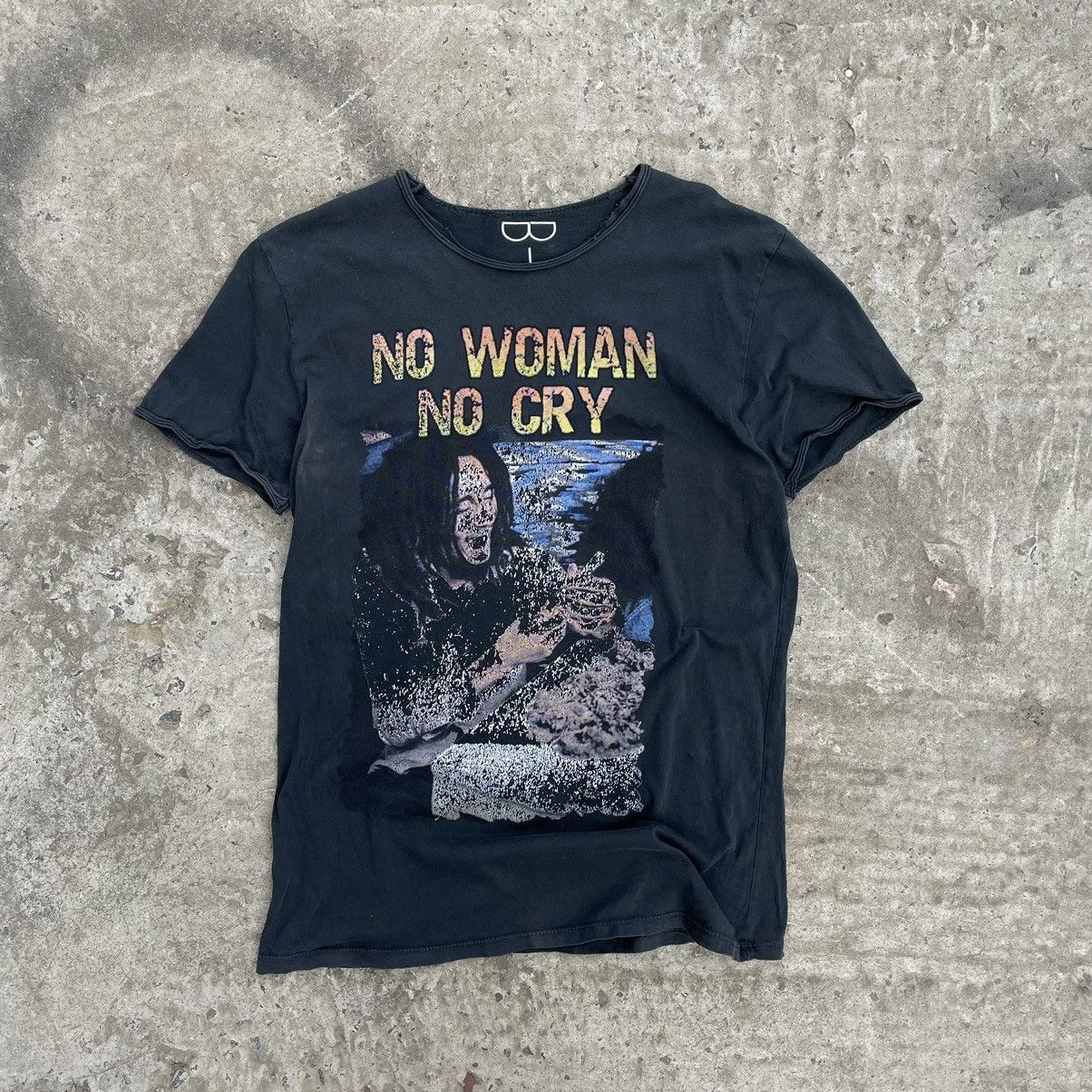 Designer × Vintage Vintage T-shirts Bob Marley No Woman No Cry Y2K Logo USA Size L / US 10 / IT 46 - 1 Thumbnail