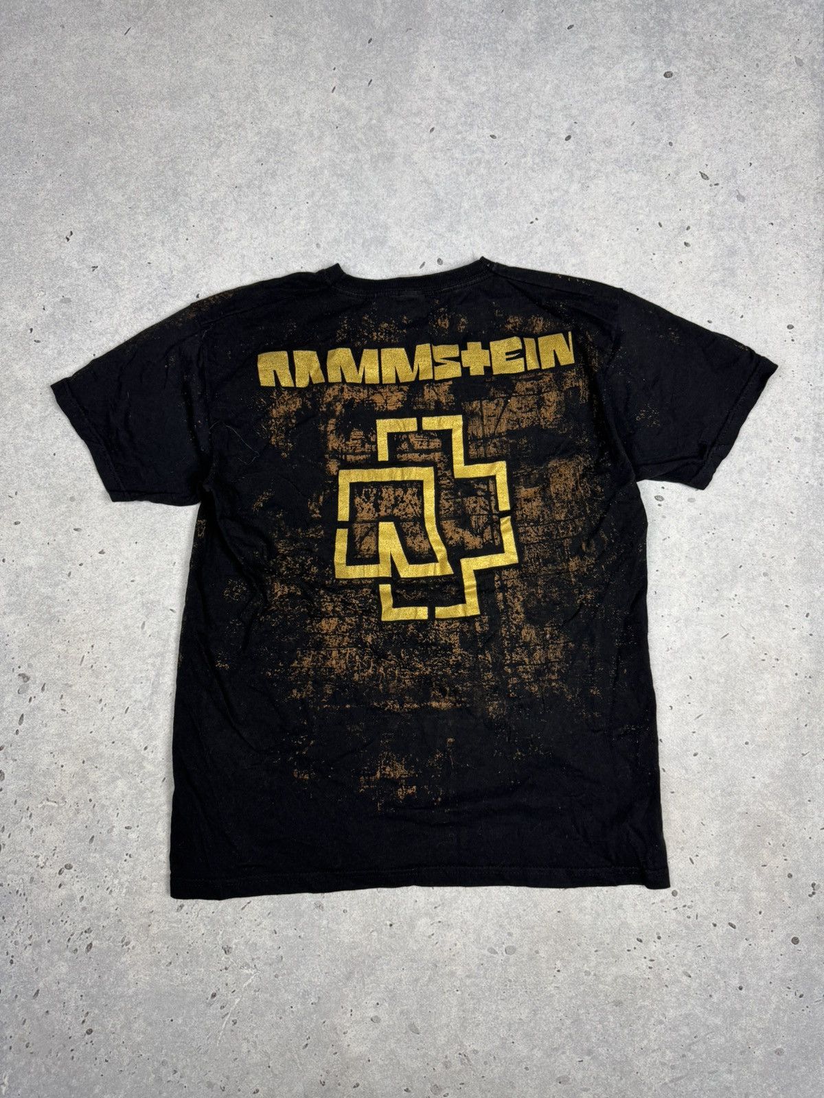 Band Tees Vintage Rammstein Full Print Tee Shirt Big Logo Y2K Size US M / EU 48-50 / 2 - 4 Thumbnail