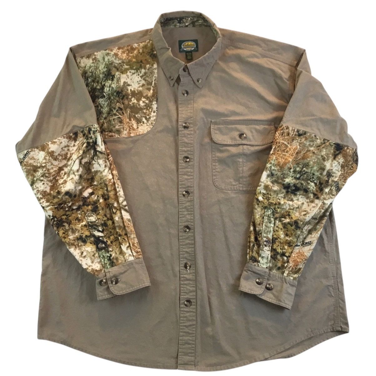 Cabelas Cabela's Seclusion Shooting/Hunting Shirt Tan Camo Size 2XL Size US XXL / EU 58 / 5 - 1 Thumbnail