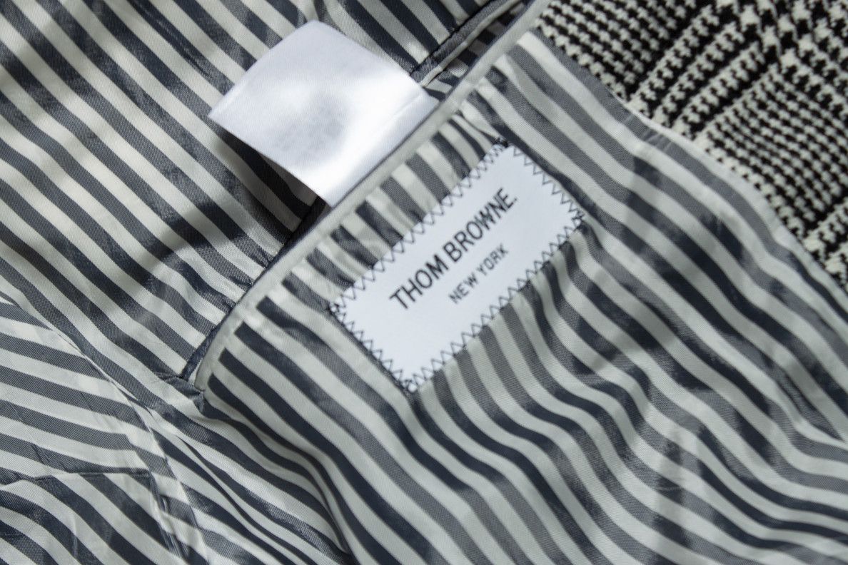 Thom Browne Thom Browne, Check pied de poule blazer coat Size US L / EU 52-54 / 3 - 5 Thumbnail