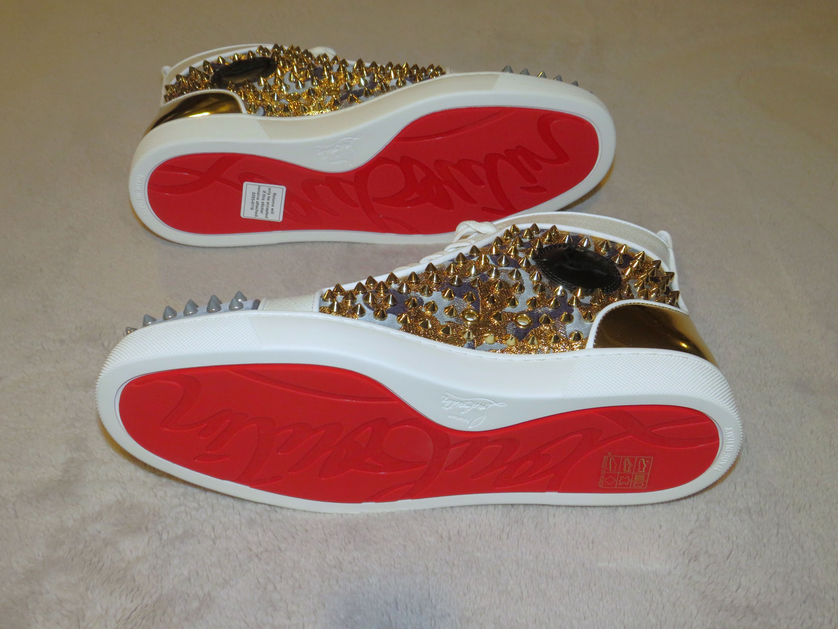 Christian Louboutin ouis Orlato High Top Camo Spiked Sneakers Size 9 NWB Size US 9 / EU 42 - 8 Thumbnail