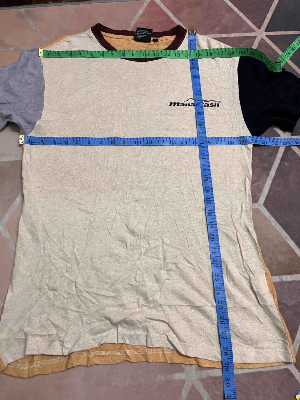 Manastash Manastash Hemp Fabric Colourblock Tee Size US L / EU 52-54 / 3 - 13 Thumbnail