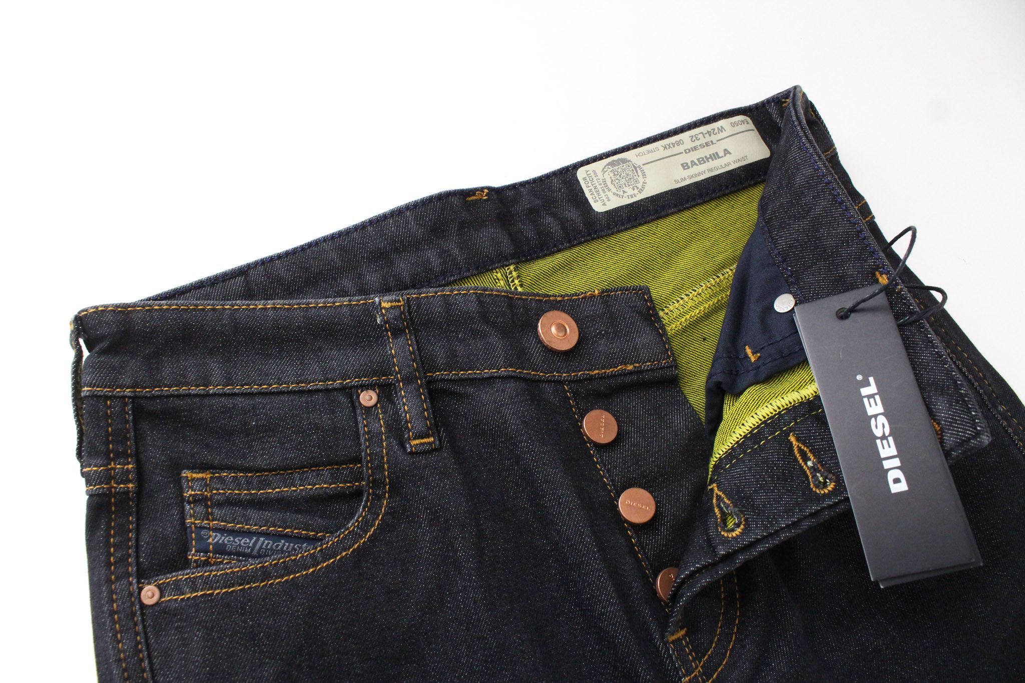 Diesel BABHILA 084XK W24/L32 Girls Blue Stretch Jeans 69988 Size 24" / US 00 / IT 34 - 3 Thumbnail