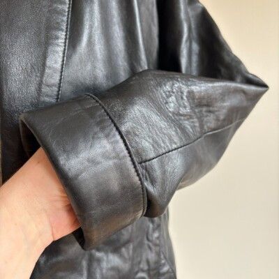Other VTG Leather Blazer Petite Raglan Jacket Oversized Padded Sho Size US M / EU 48-50 / 2 - 3 Thumbnail